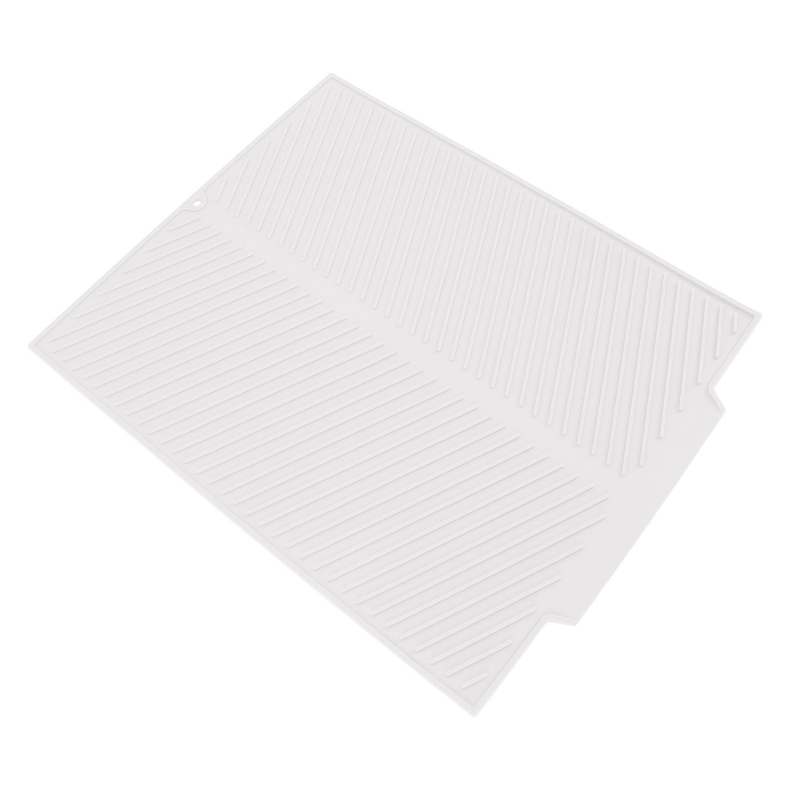 Silicone Dish Drying Mat 485x405mm Heat Resistant Non Slip Kitchen Counter view 6