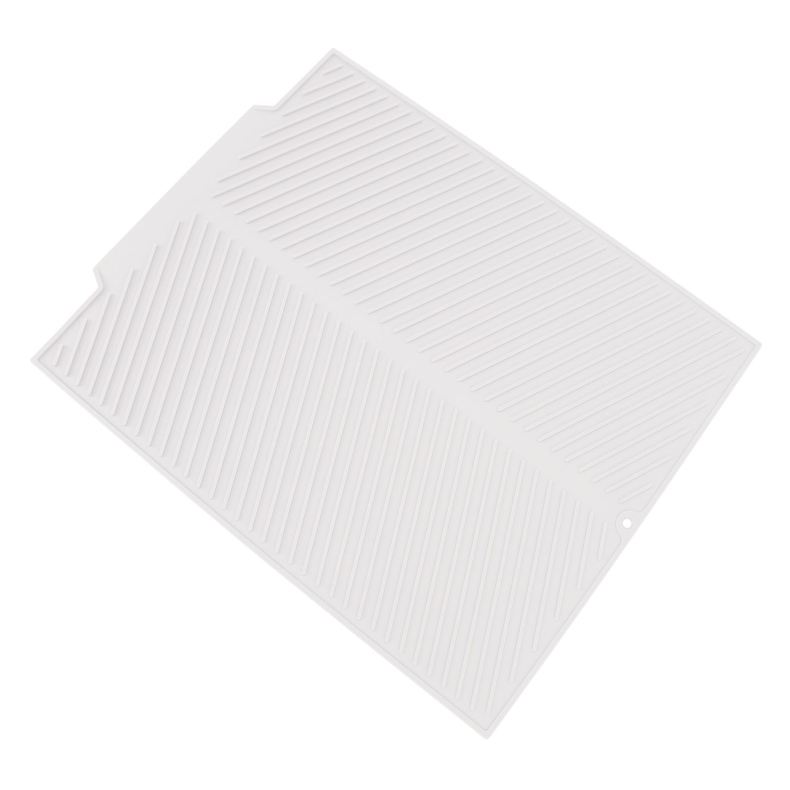 Silicone Dish Drying Mat 485x405mm Heat Resistant Non Slip Kitchen Counter view 9