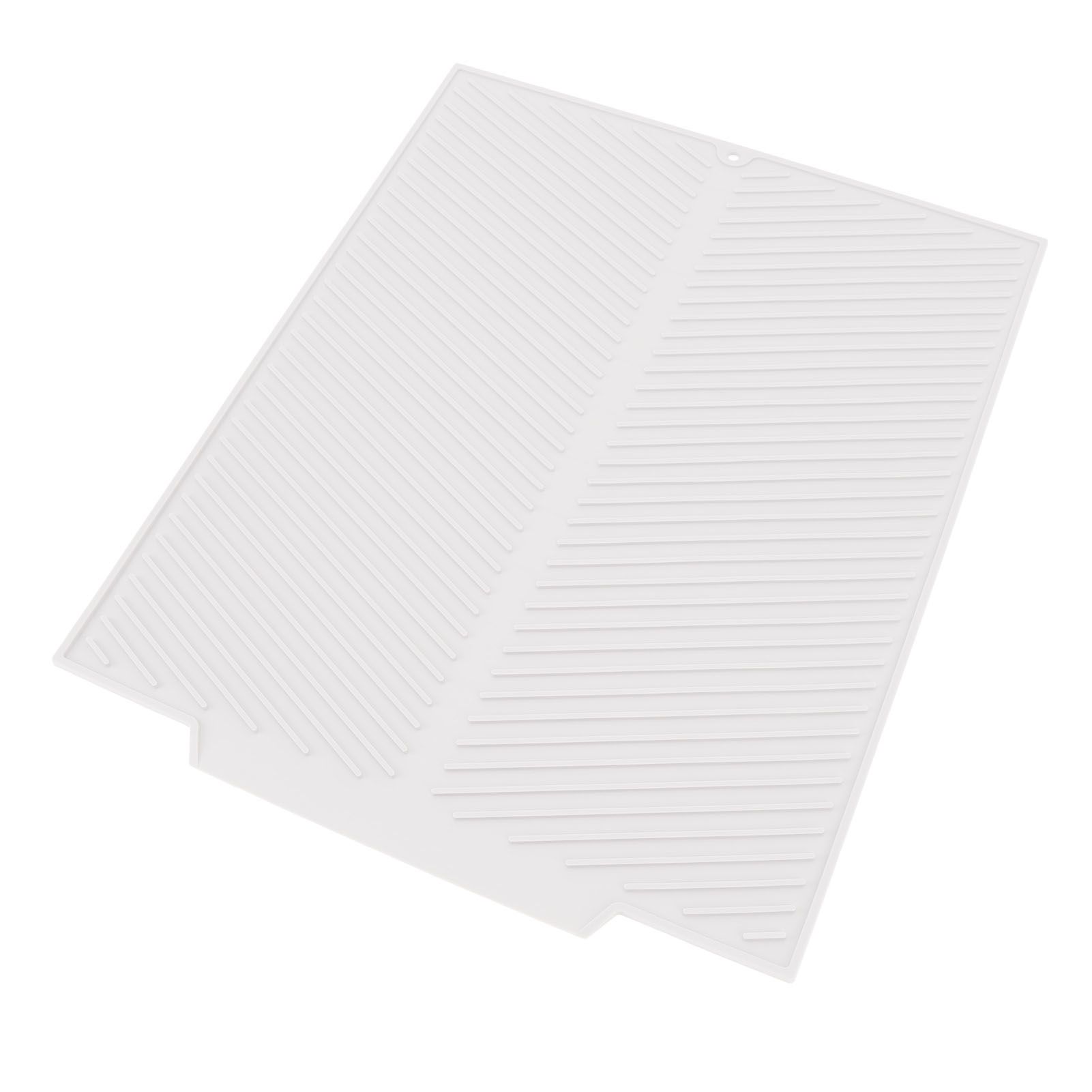 Silicone Dish Drying Mat 485x405mm Heat Resistant Non Slip Kitchen Counter view 10