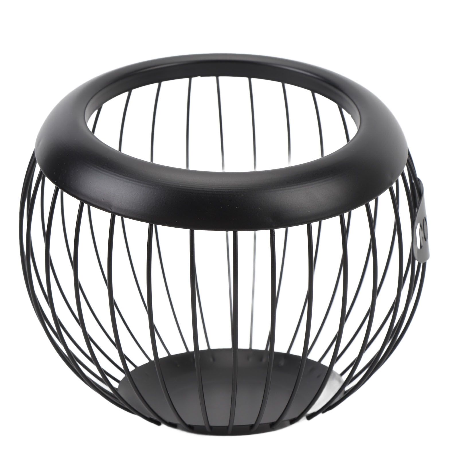 Coffee Pod Holder Wire Basket Large Capacity Iron Coffee Pods Storage Basket