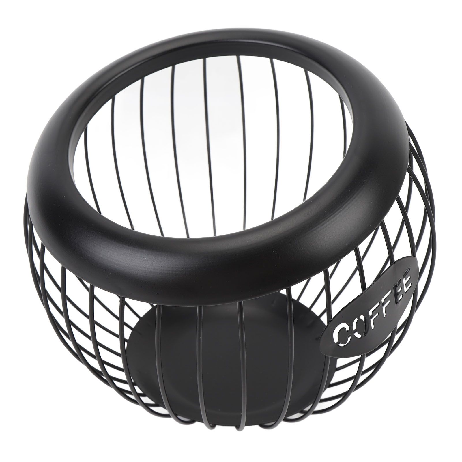 Coffee Pod Holder Wire Basket Large Capacity Iron Coffee Pods Storage Basket view 9