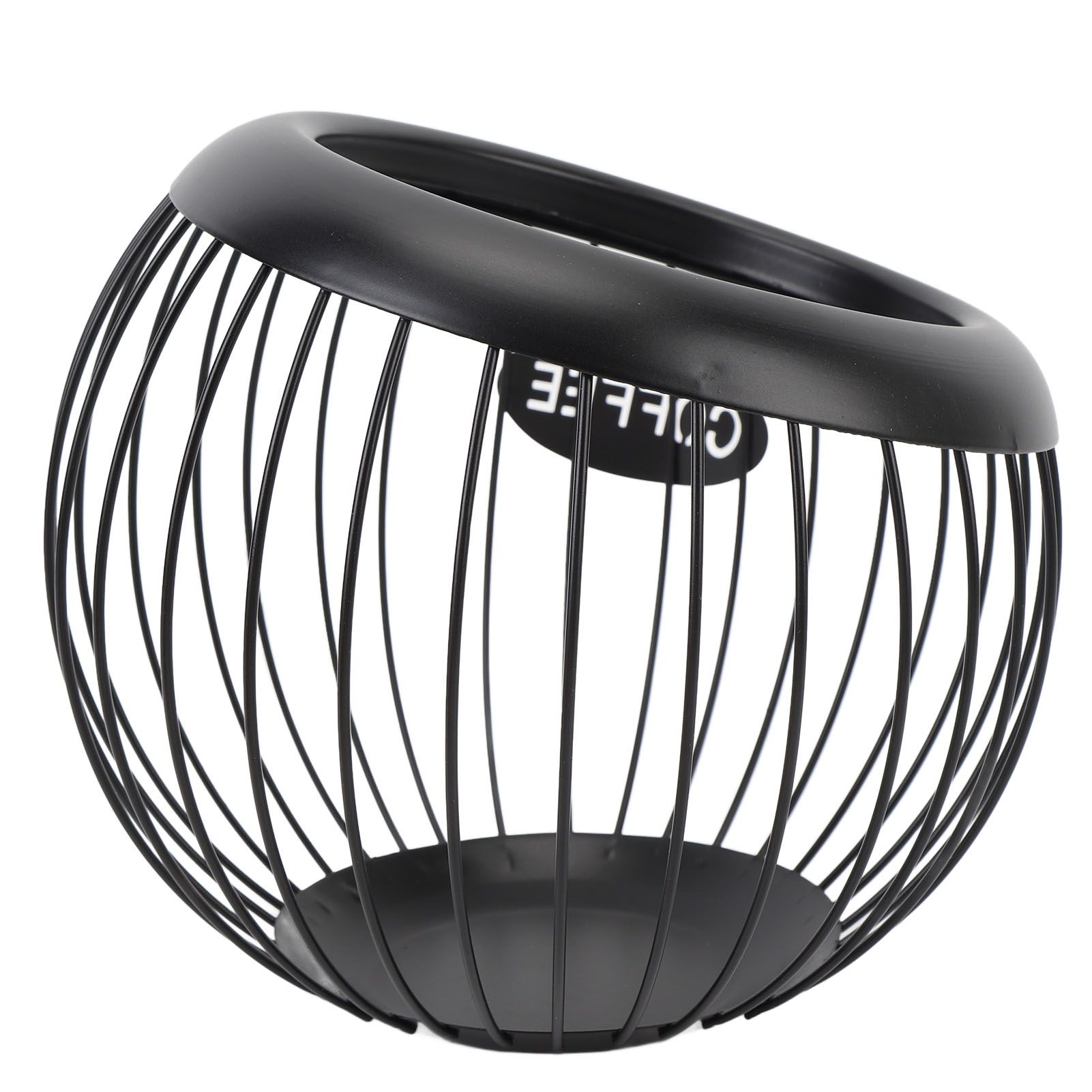 Coffee Pod Holder Wire Basket Large Capacity Iron Coffee Pods Storage Basket view 12