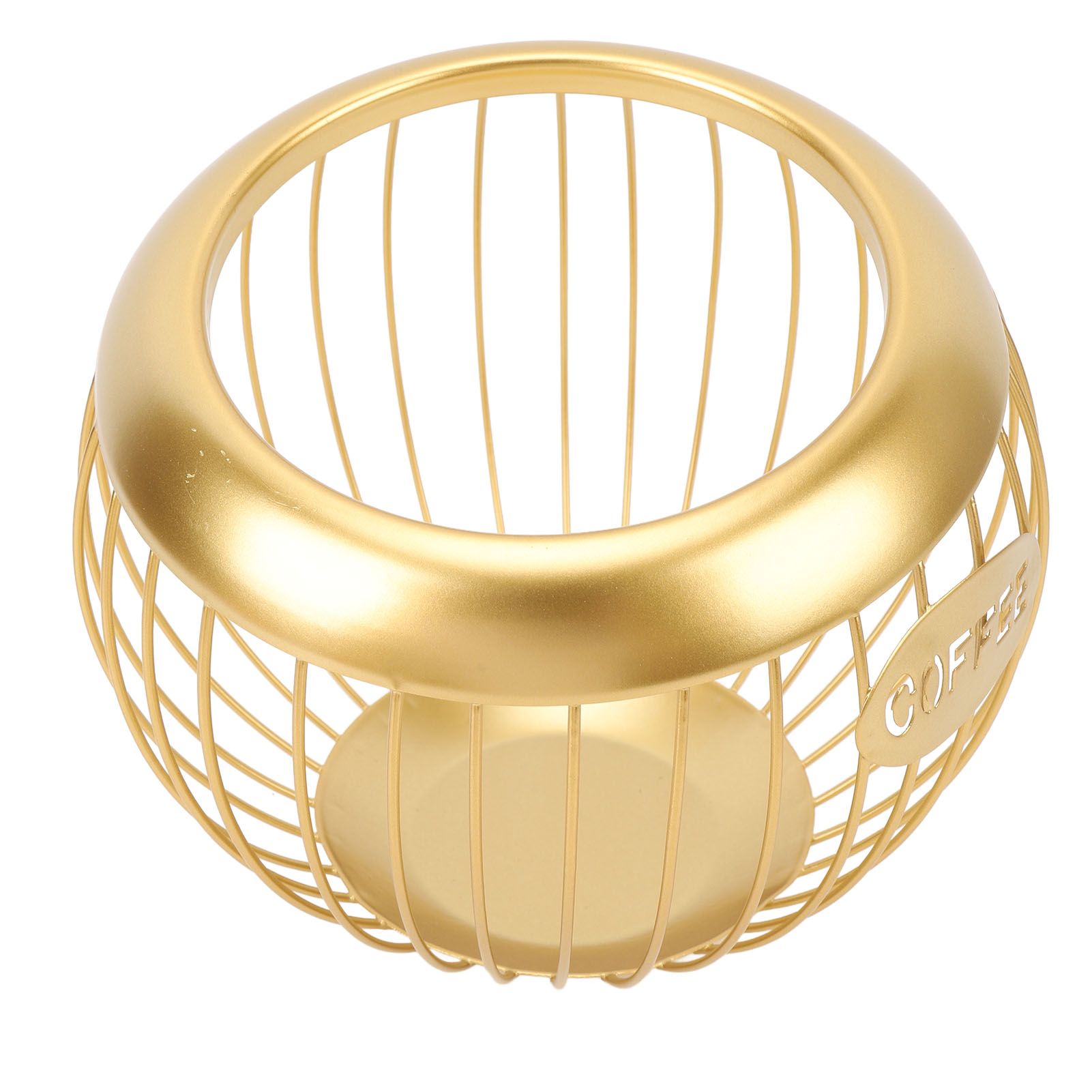 Coffee Pod Holder Wire Basket Large Capacity Iron Coffee Pods Storage Basket view 4