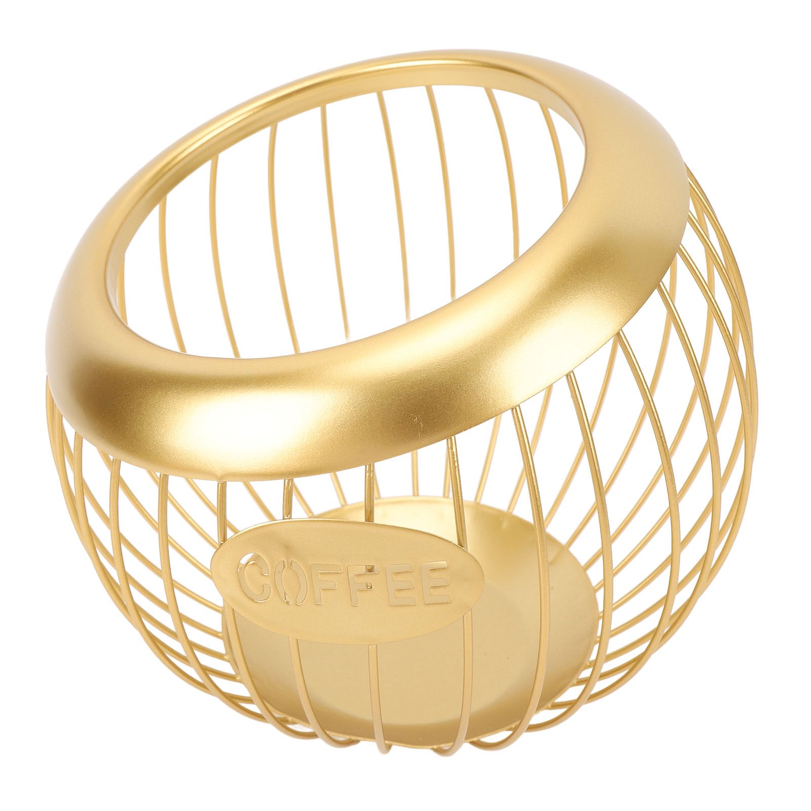 Coffee Pod Holder Wire Basket Large Capacity Iron Coffee Pods Storage Basket view 6