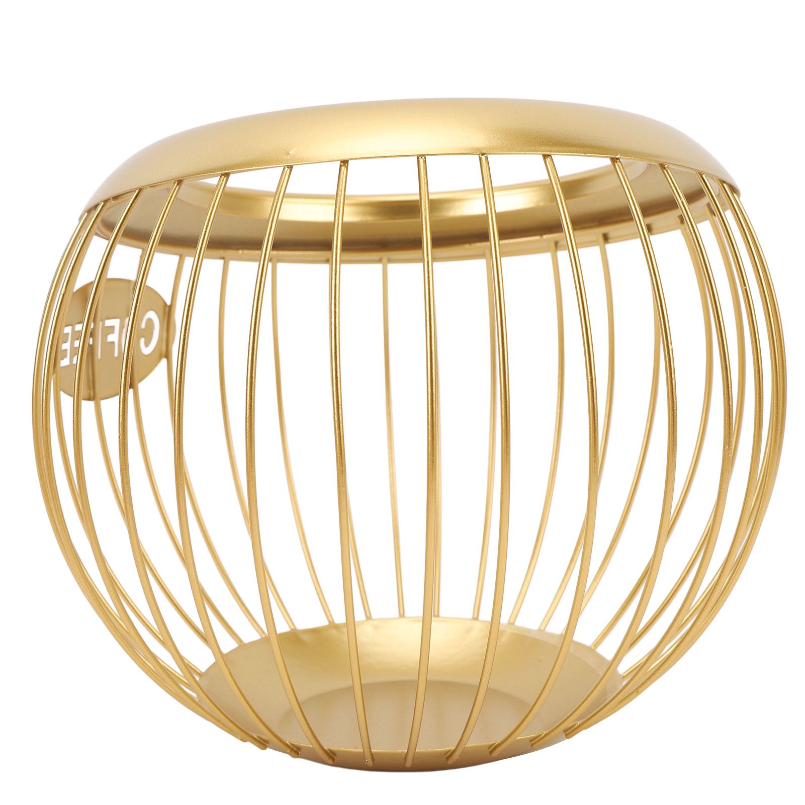 Coffee Pod Holder Wire Basket Large Capacity Iron Coffee Pods Storage Basket view 9
