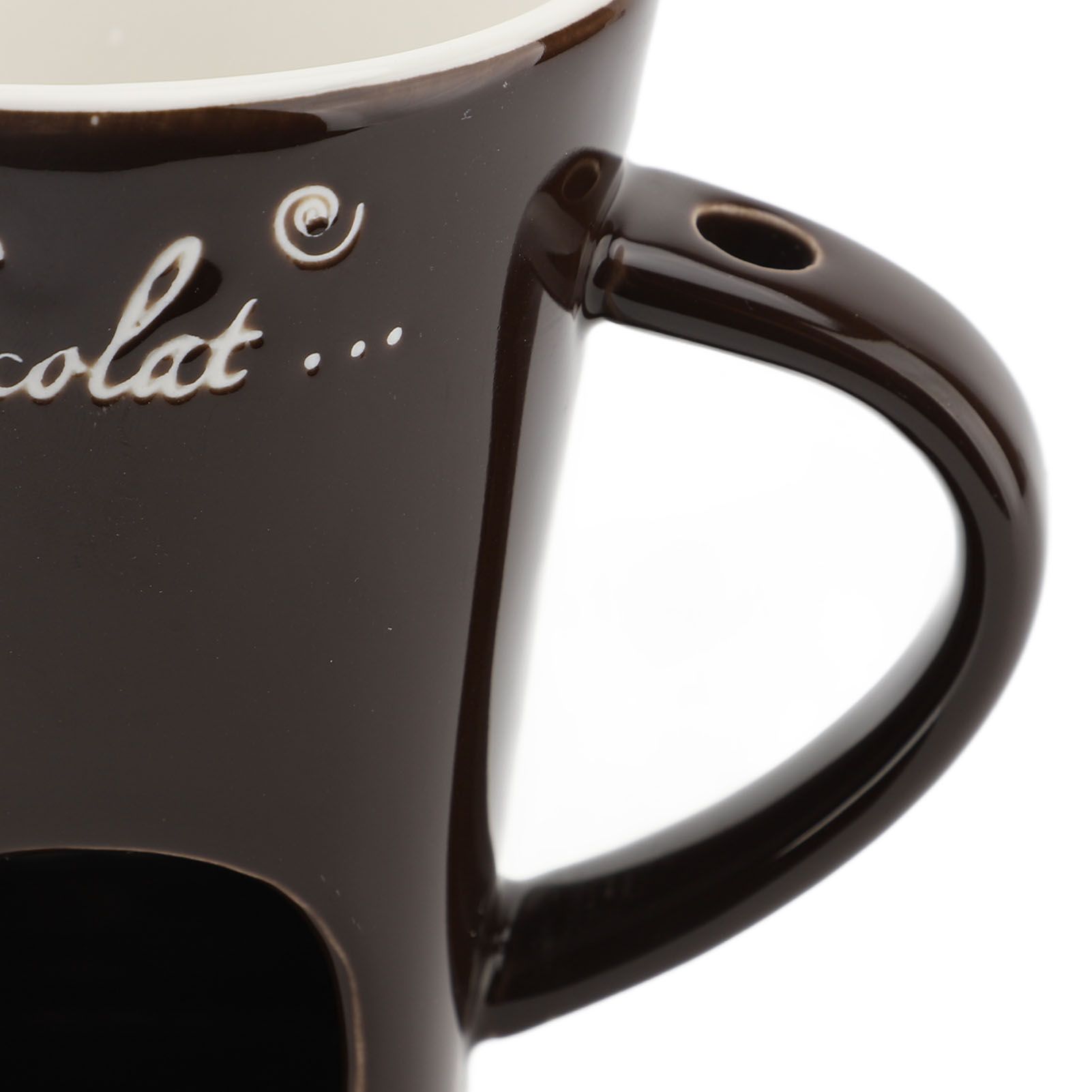 Chocolate Melting Fondue Mug Ceramic Butter Warmer Pot Chocolate Melting view 7