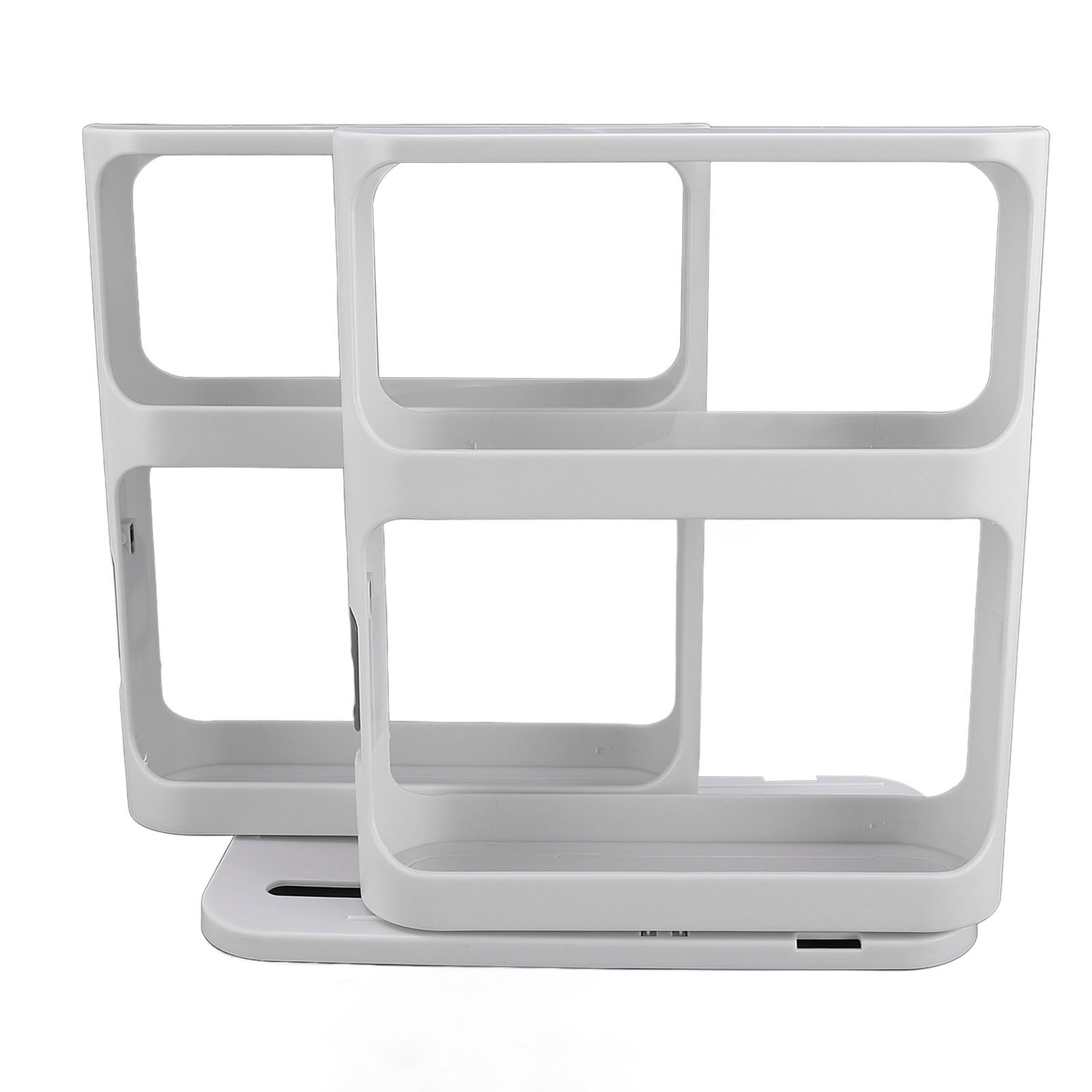 Pull Out Rotate Spice Rack 2 Tier Multipurpose Vertical Seasoning Organizer view 8