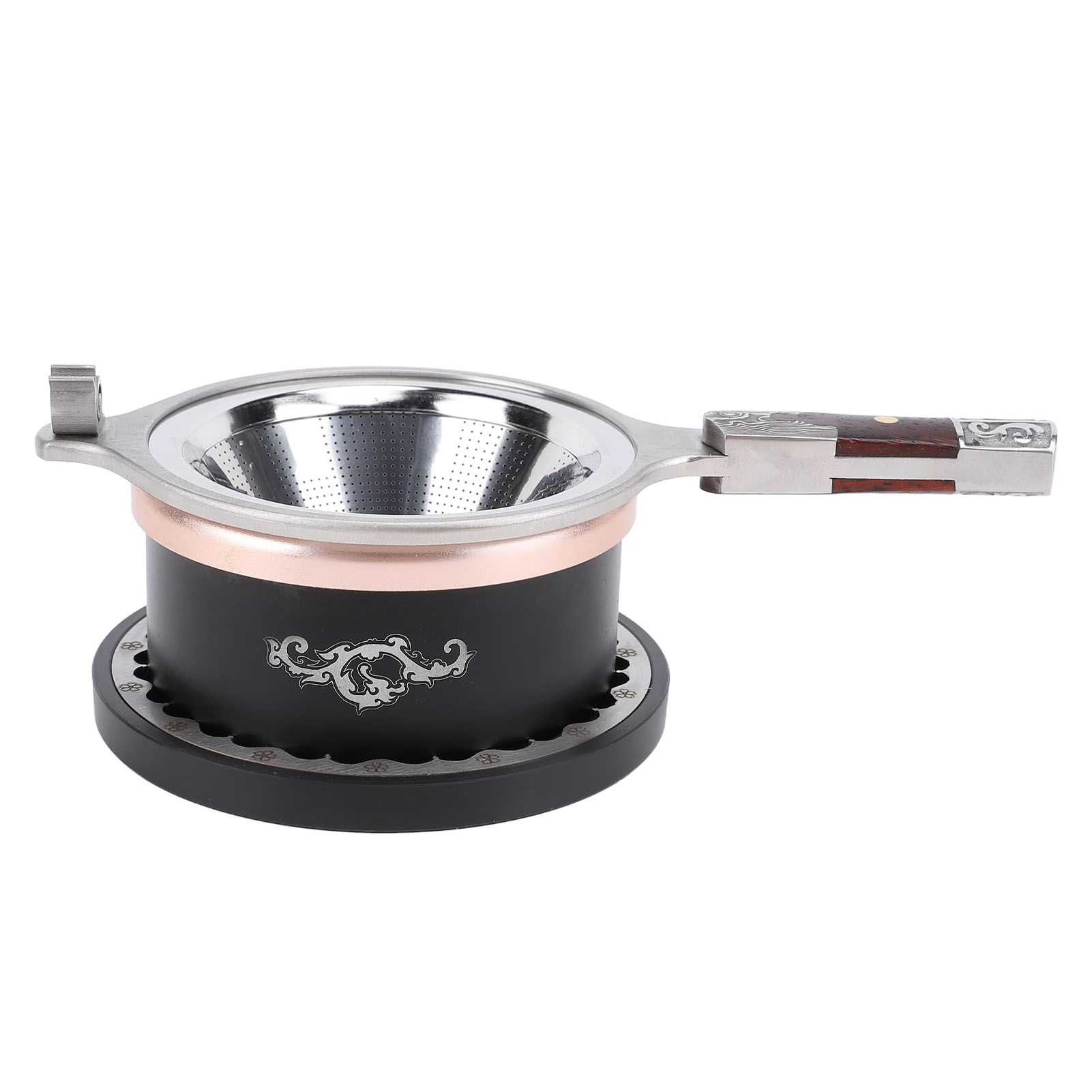 Tea Filter Set Fine Mesh Reusable Stainless Steel Tea Strainer Infuser Funnel view 3