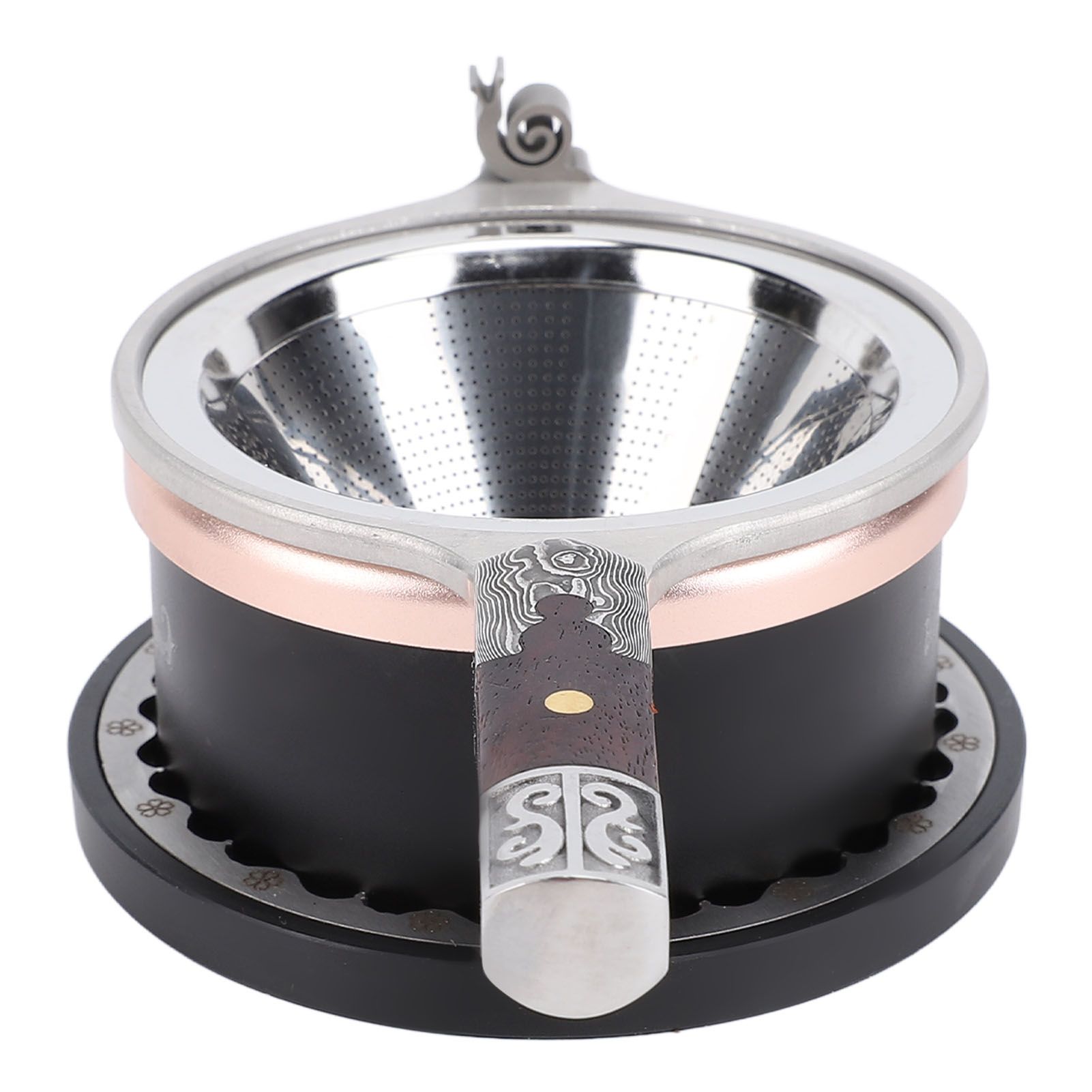 Tea Filter Set Fine Mesh Reusable Stainless Steel Tea Strainer Infuser Funnel view 6