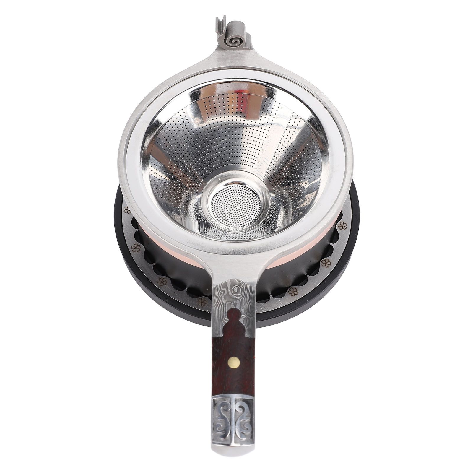 Tea Filter Set Fine Mesh Reusable Stainless Steel Tea Strainer Infuser Funnel view 11
