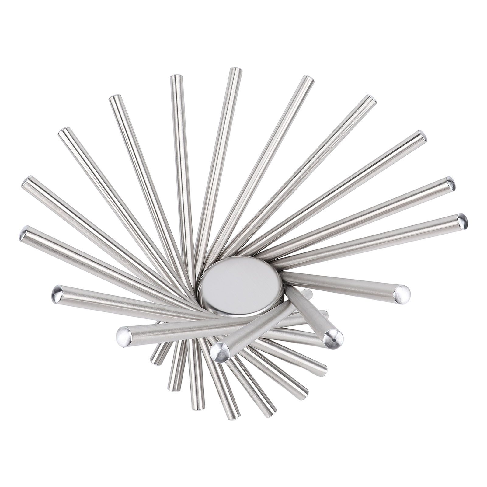 Fruit Bowl Basket Stainless Steel Rotation Modern Fruit Stand Holder for view 8