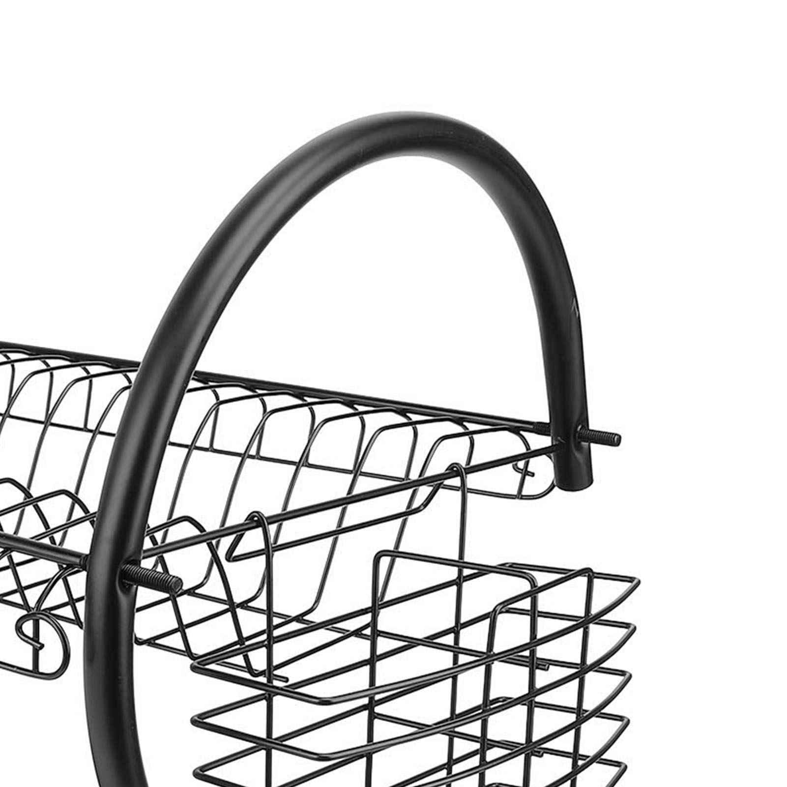 Dish Drying Rack 2 Tier Iron Space Saving Large Capacity Dish Dryer Storage view 7