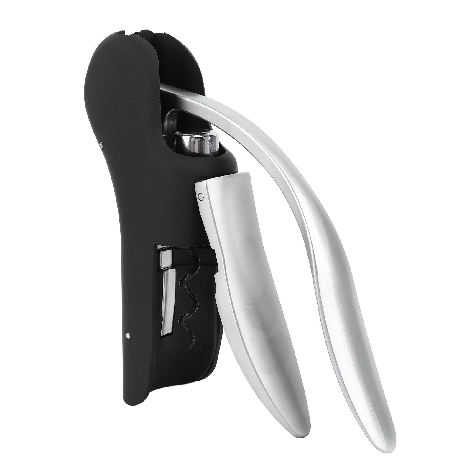 Wine Bottle Opener Manual Ergonomic Zinc Alloy Vertical Lever Wine Opener for view 11