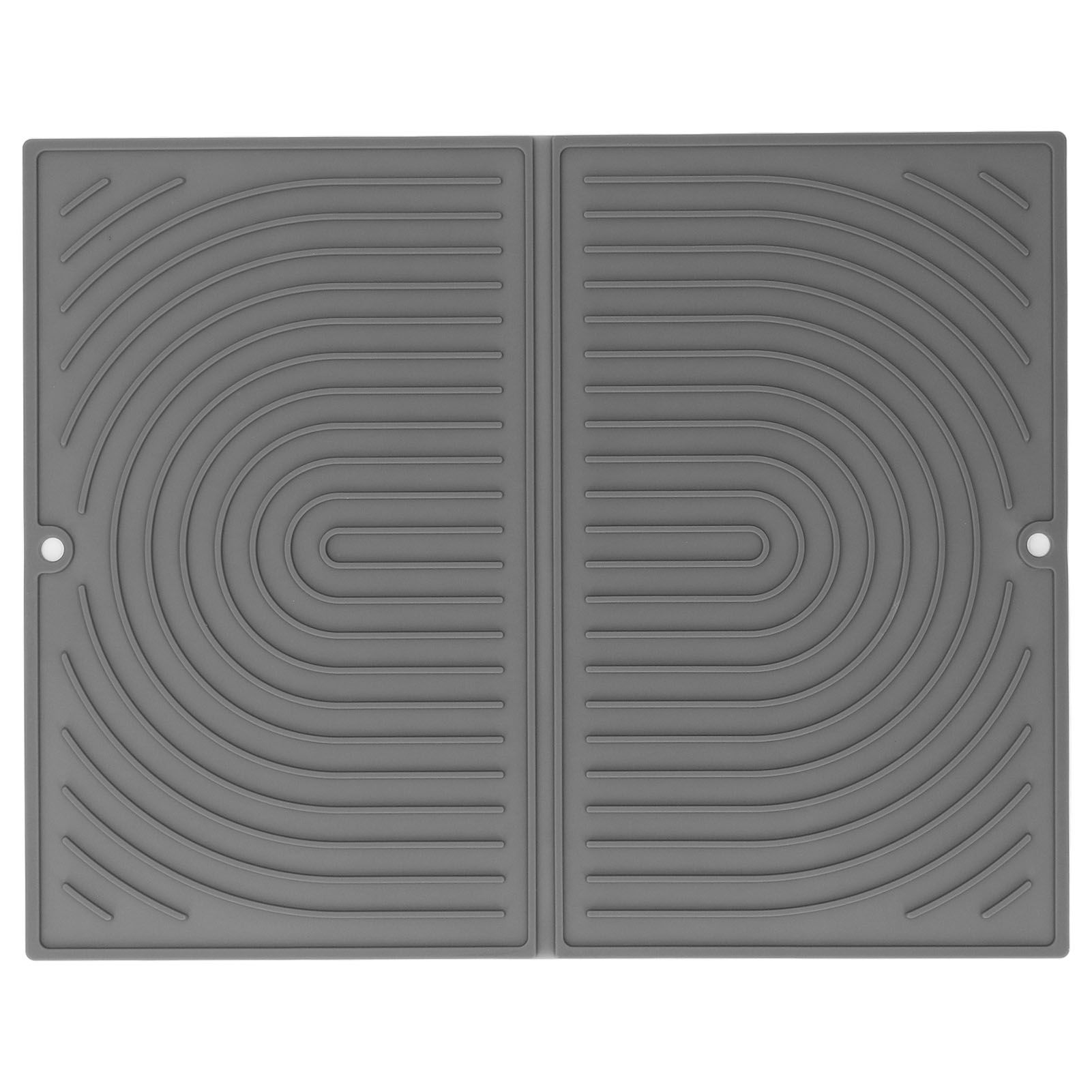 Dish Drying Mat Silicone Easy to Clean Anti Scald Heat Resistant Dish Mat for view 3