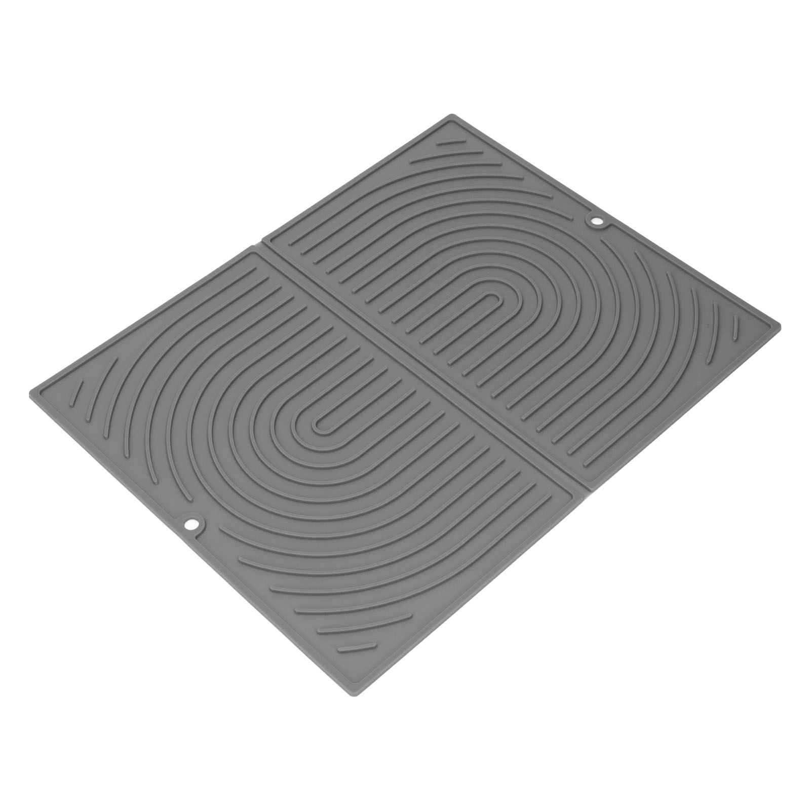 Dish Drying Mat Silicone Easy to Clean Anti Scald Heat Resistant Dish Mat for view 4