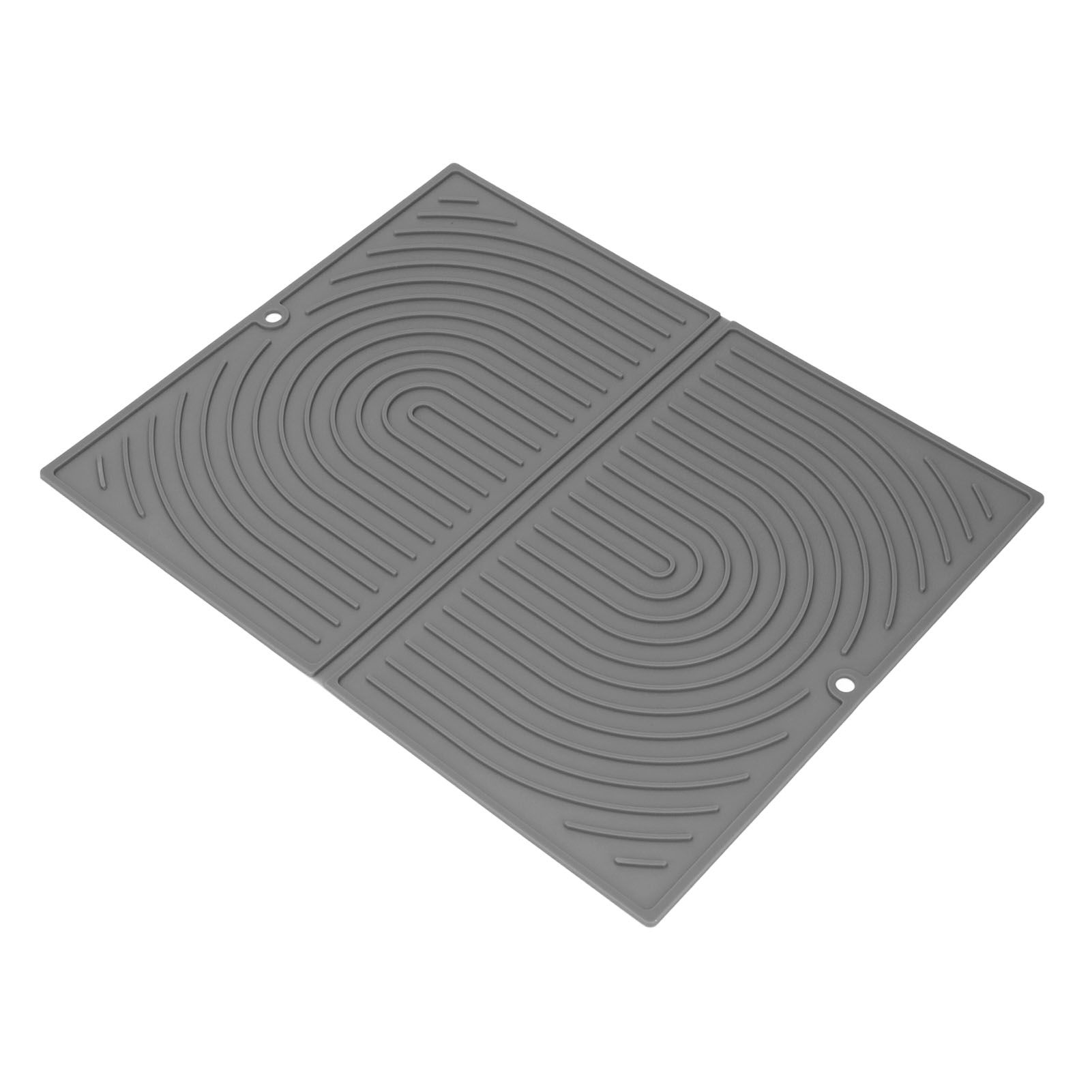 Dish Drying Mat Silicone Easy to Clean Anti Scald Heat Resistant Dish Mat for view 6