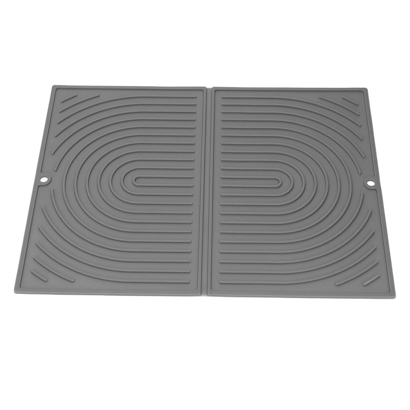Dish Drying Mat Silicone Easy to Clean Anti Scald Heat Resistant Dish Mat for view 8