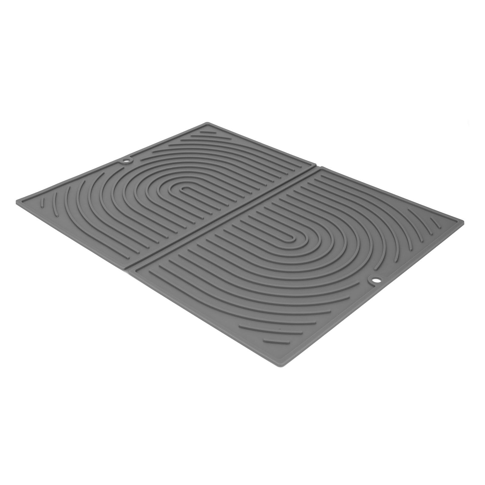 Dish Drying Mat Silicone Easy to Clean Anti Scald Heat Resistant Dish Mat for view 11