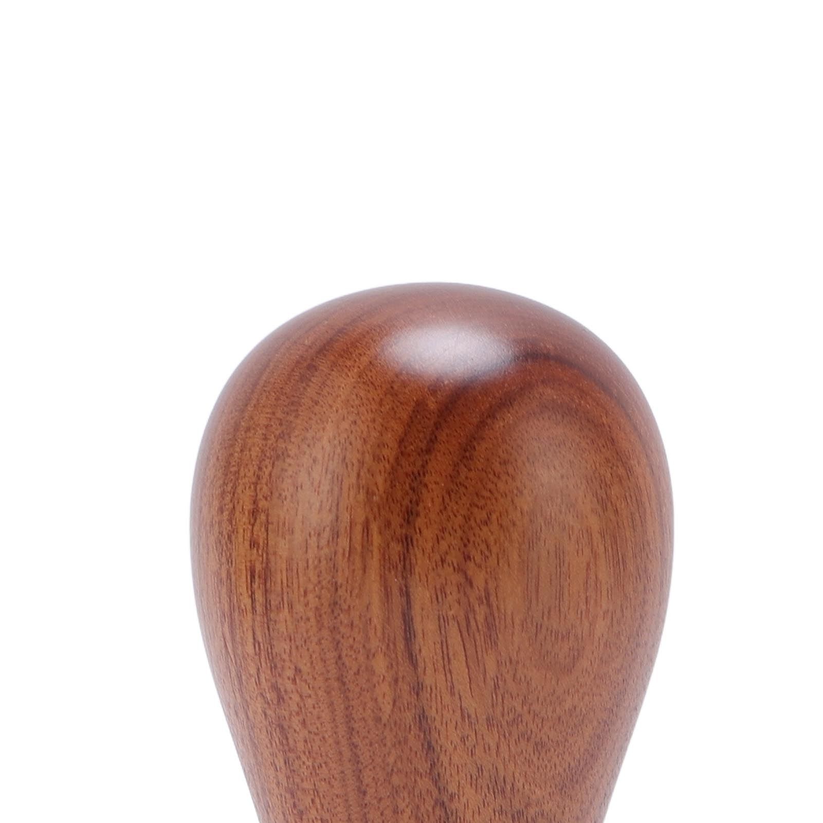 Coffee Tamper 58mm Wooden Handle Stainless Steel Ergonomic Coffee Press Tamper view 2