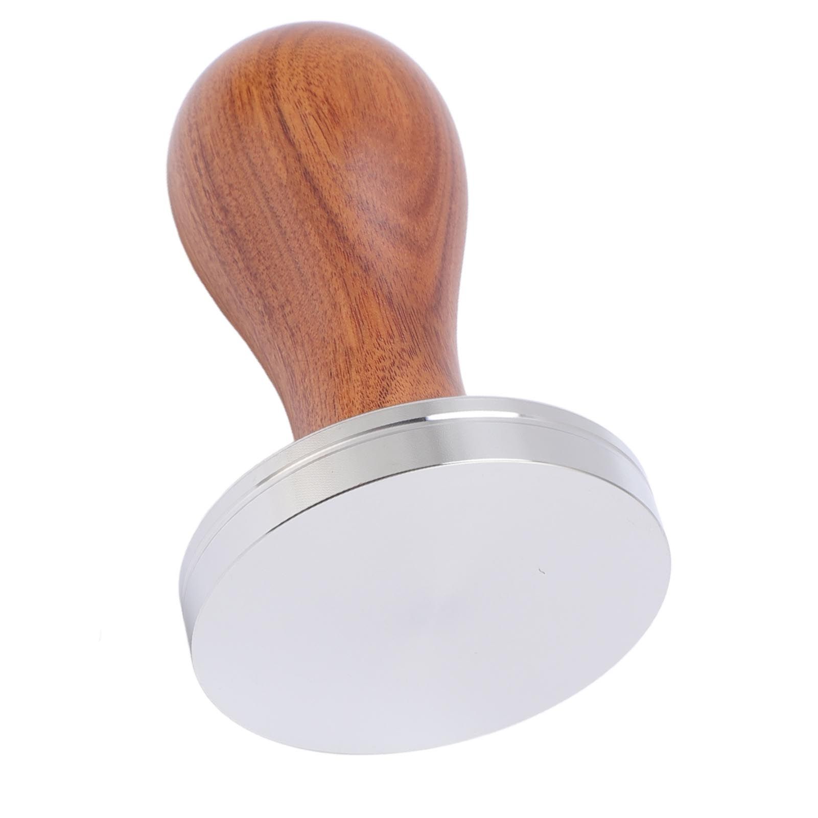 Coffee Tamper 58mm Wooden Handle Stainless Steel Ergonomic Coffee Press Tamper view 8