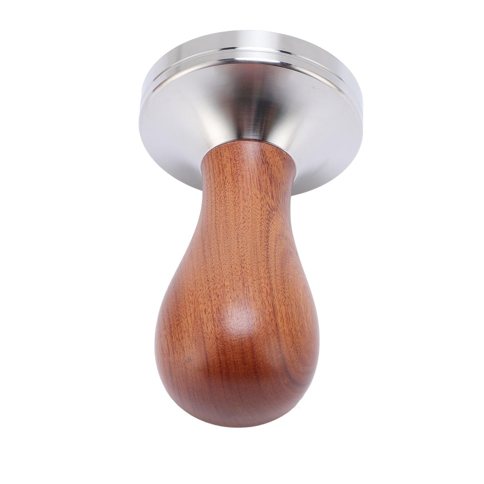 Coffee Tamper 58mm Wooden Handle Stainless Steel Ergonomic Coffee Press Tamper view 10