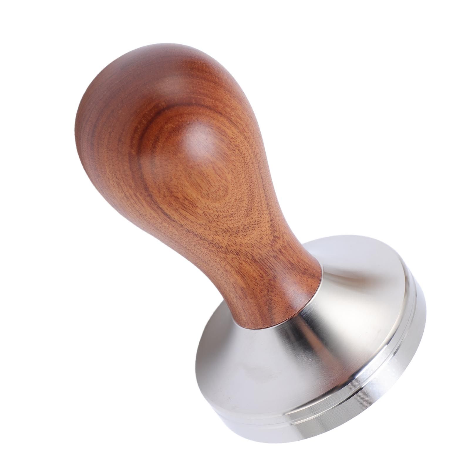 Coffee Tamper 58mm Wooden Handle Stainless Steel Ergonomic Coffee Press Tamper view 11