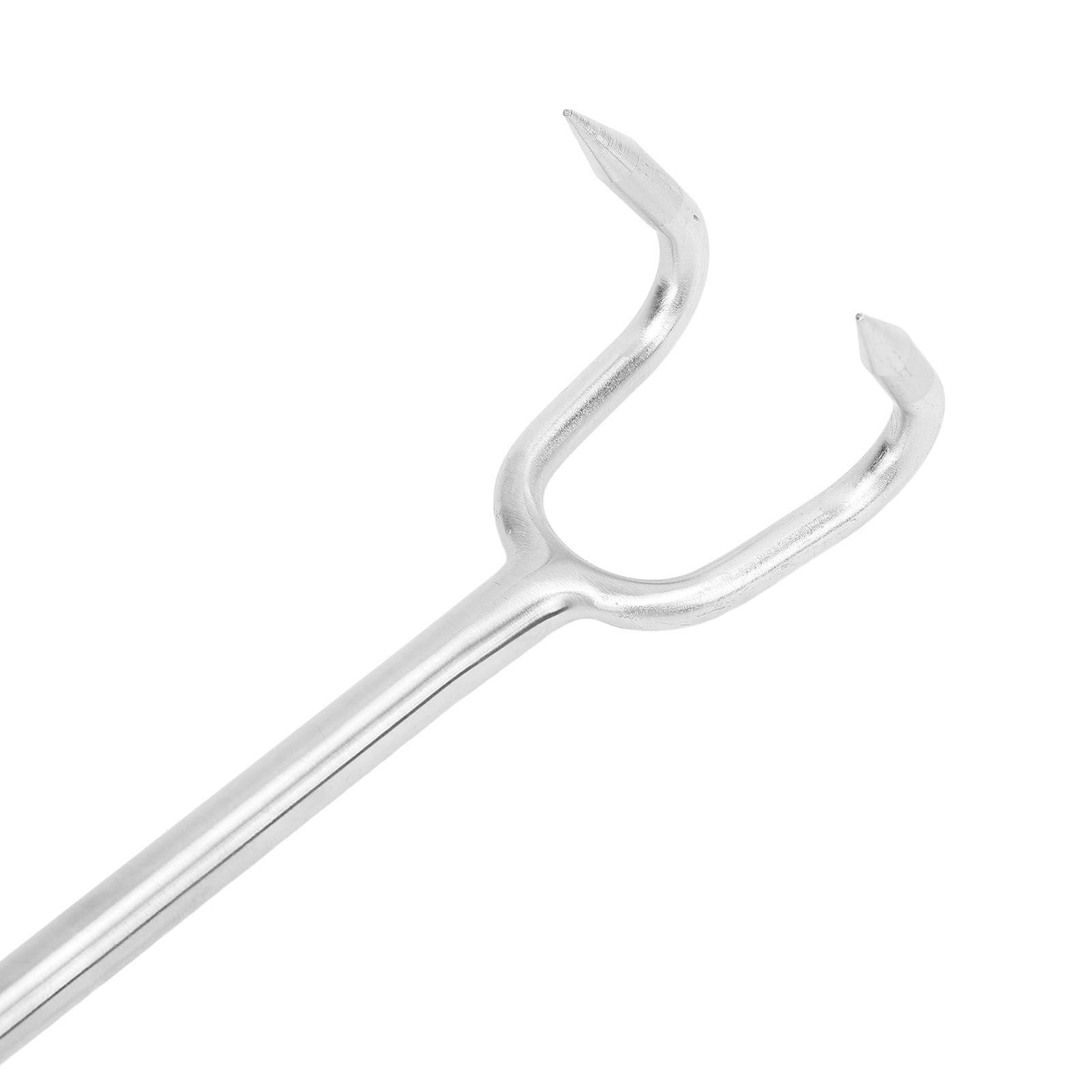 Meat Turner Hook Stainless Steel Long Handle BBQ Meat Hooks Cooking Barbecue view 2