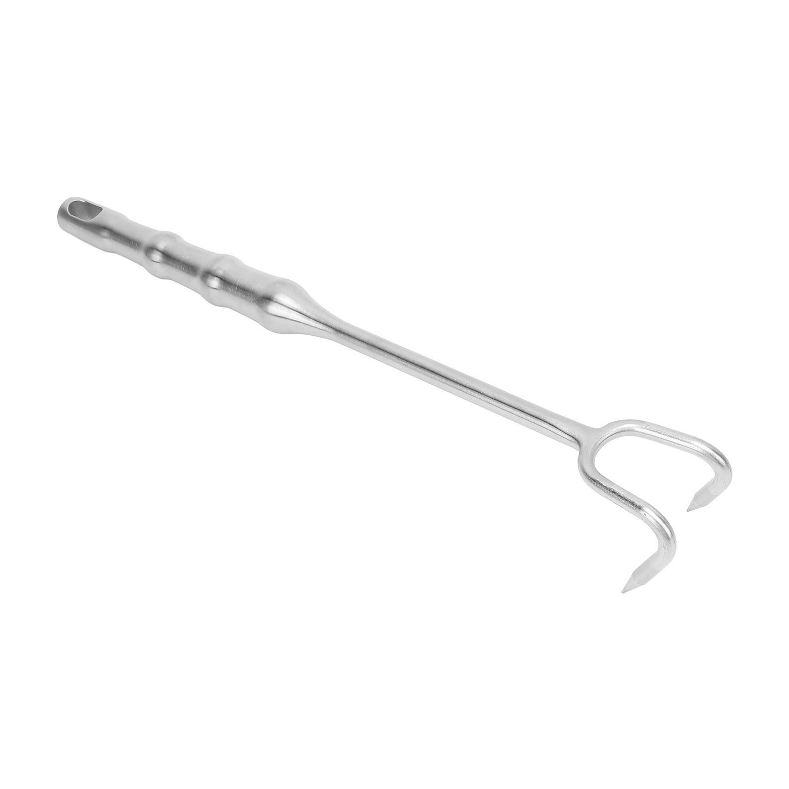 Meat Turner Hook Stainless Steel Long Handle BBQ Meat Hooks Cooking Barbecue view 4