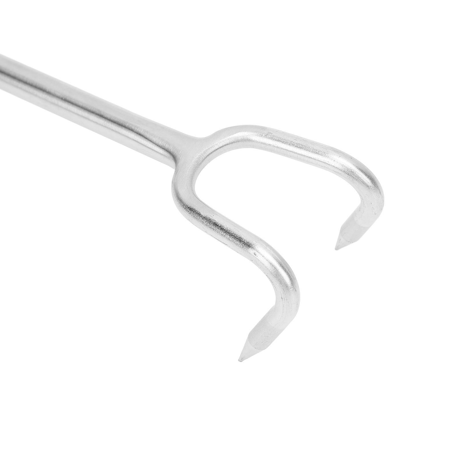 Meat Turner Hook Stainless Steel Long Handle BBQ Meat Hooks Cooking Barbecue view 5
