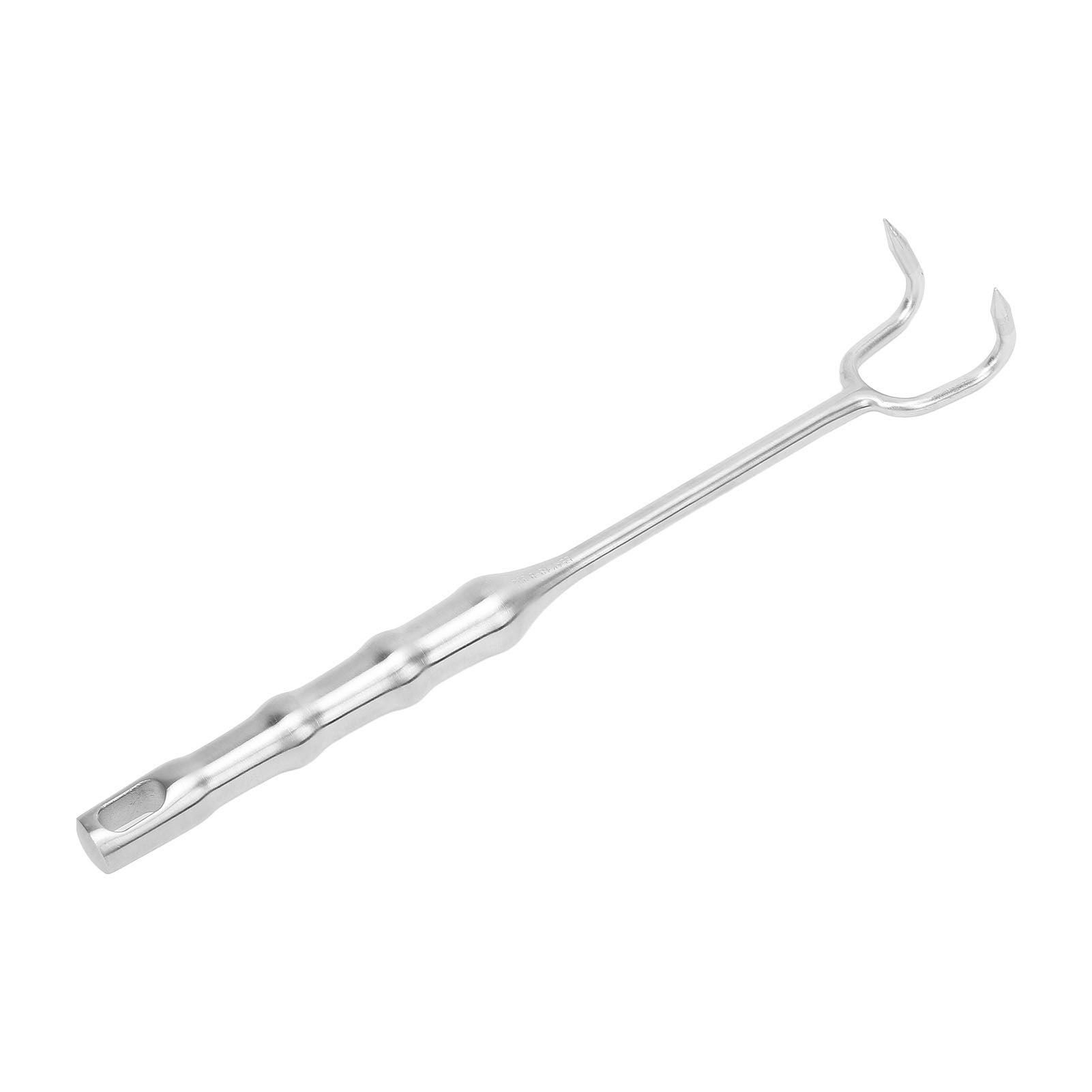 Meat Turner Hook Stainless Steel Long Handle BBQ Meat Hooks Cooking Barbecue view 6