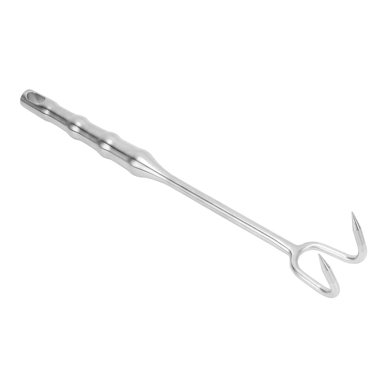 Meat Turner Hook Stainless Steel Long Handle BBQ Meat Hooks Cooking Barbecue view 8