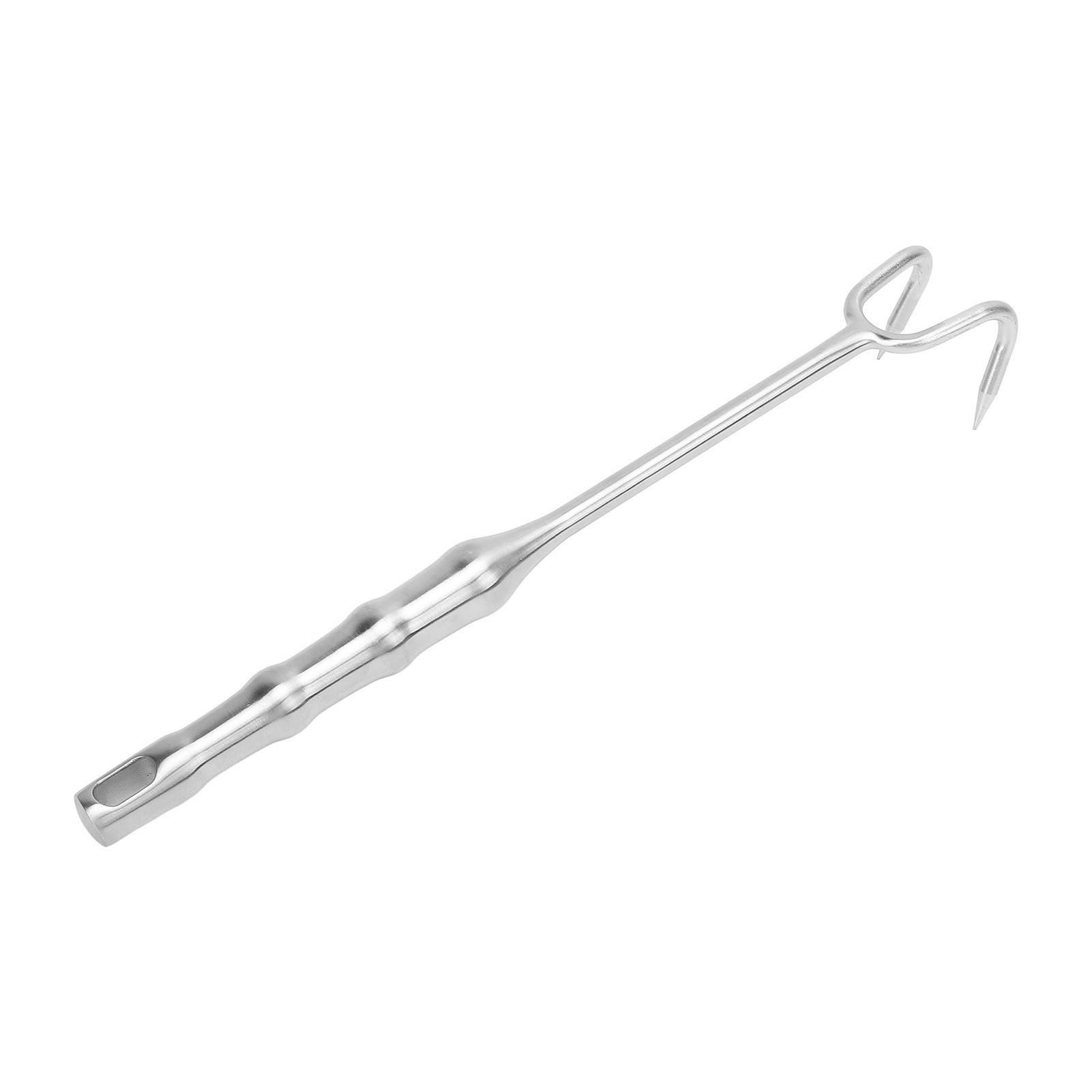 Meat Turner Hook Stainless Steel Long Handle BBQ Meat Hooks Cooking Barbecue view 9