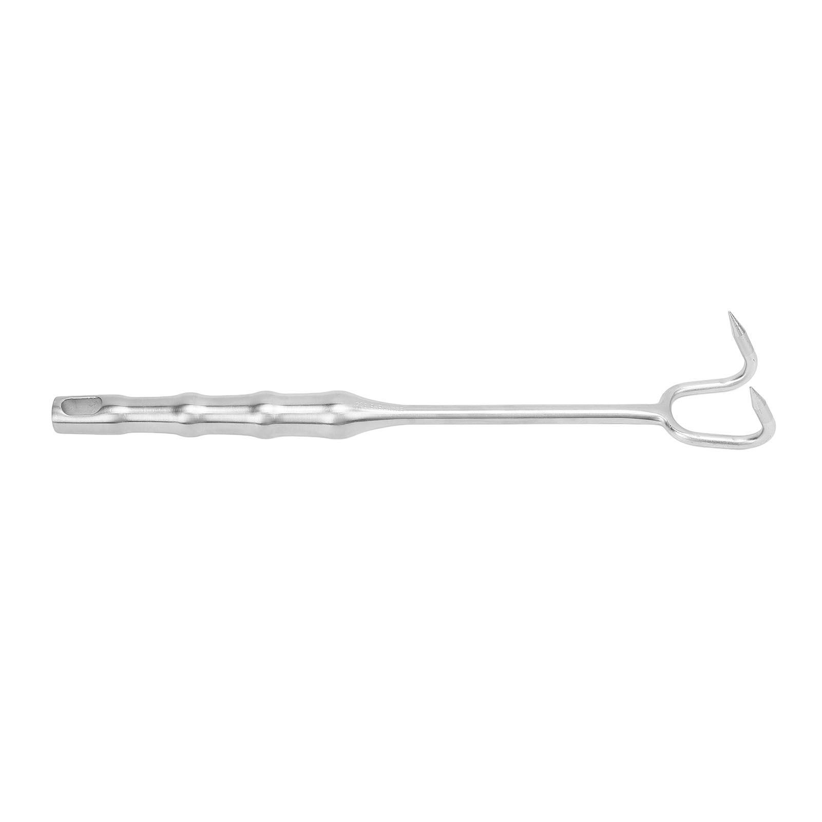 Meat Turner Hook Stainless Steel Long Handle BBQ Meat Hooks Cooking Barbecue view 11