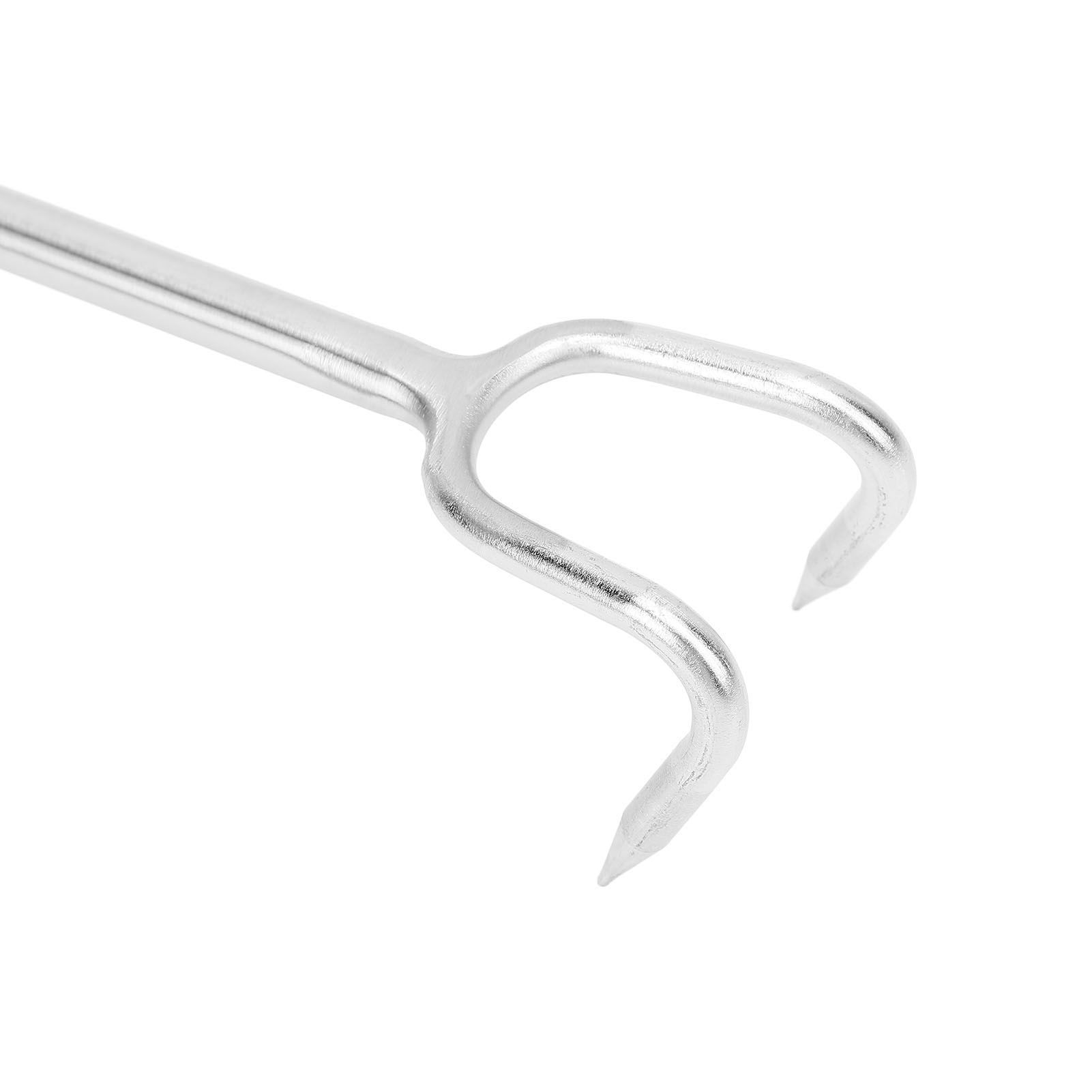 Meat Turner Hook Stainless Steel Long Handle BBQ Meat Hooks Cooking Barbecue view 2