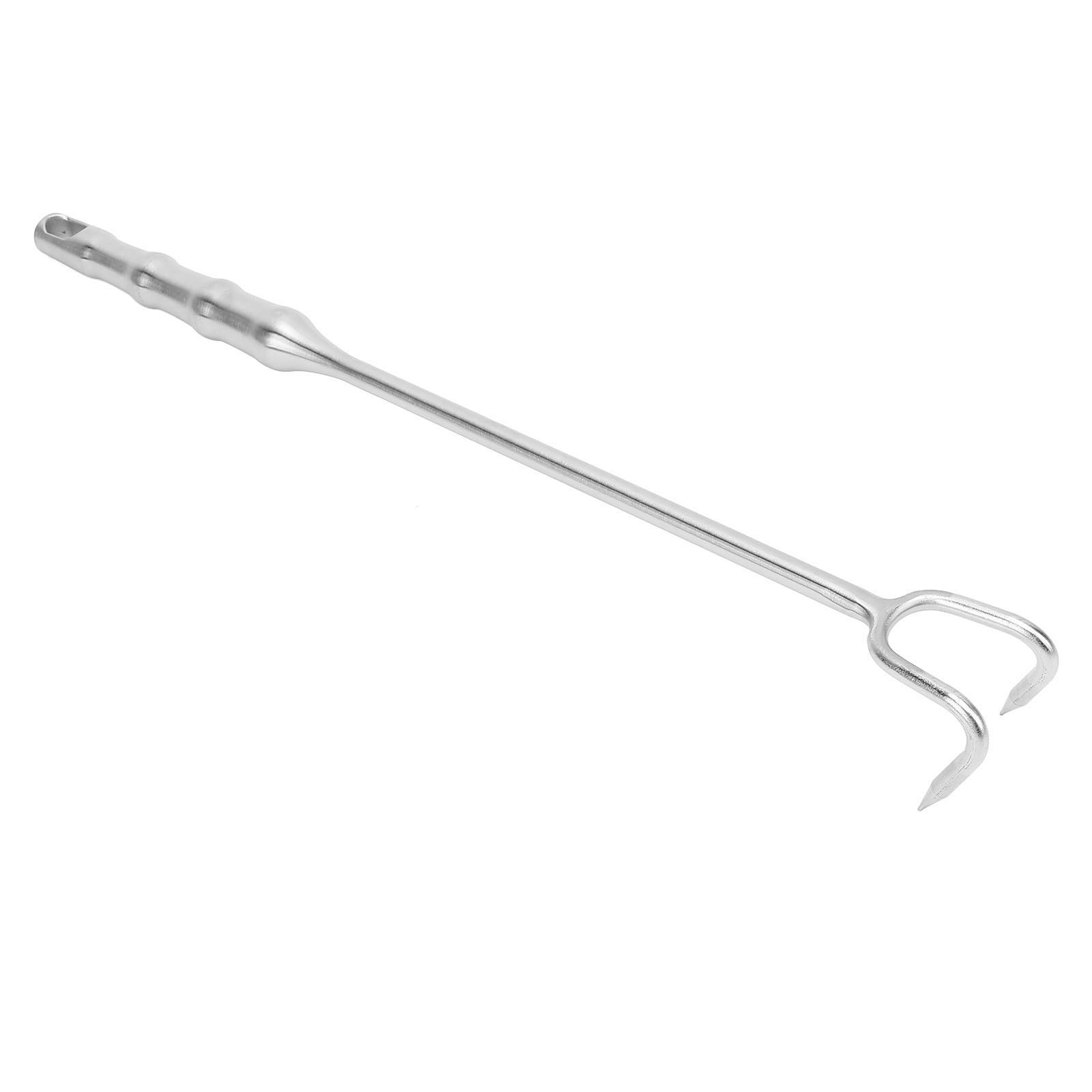 Meat Turner Hook Stainless Steel Long Handle BBQ Meat Hooks Cooking Barbecue view 4
