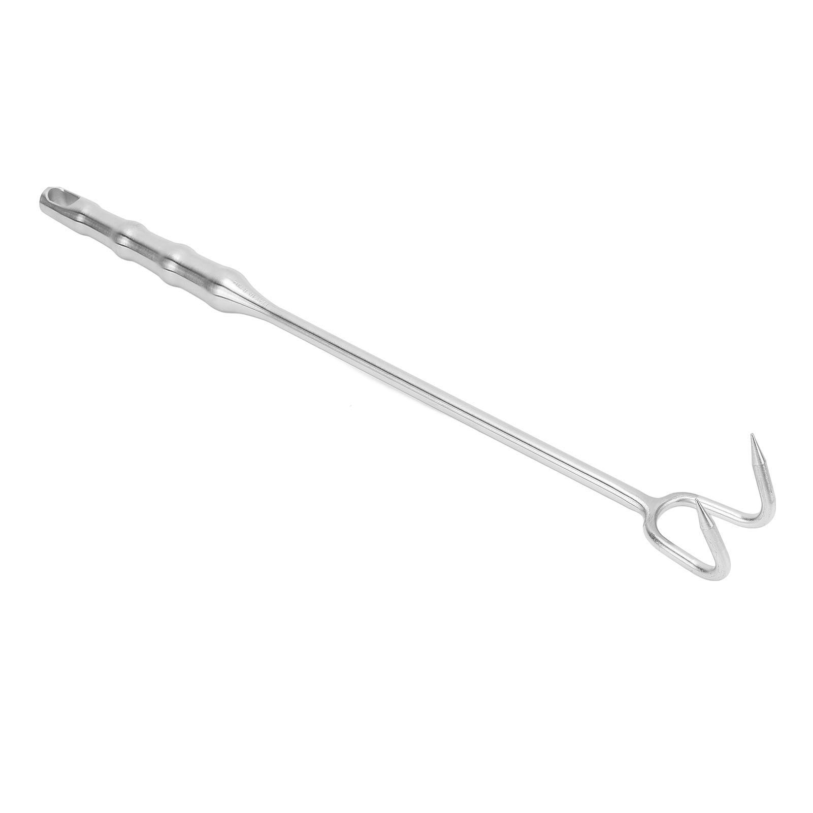 Meat Turner Hook Stainless Steel Long Handle BBQ Meat Hooks Cooking Barbecue view 6
