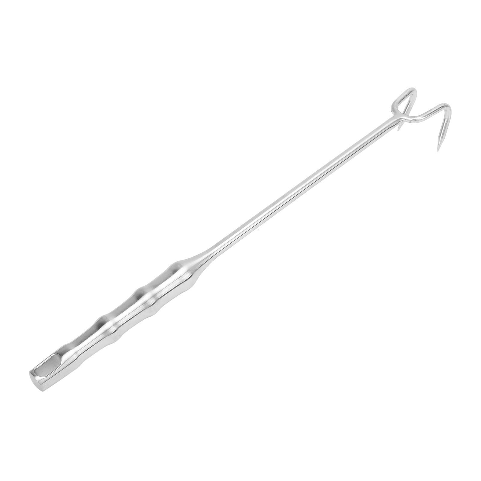 Meat Turner Hook Stainless Steel Long Handle BBQ Meat Hooks Cooking Barbecue view 9