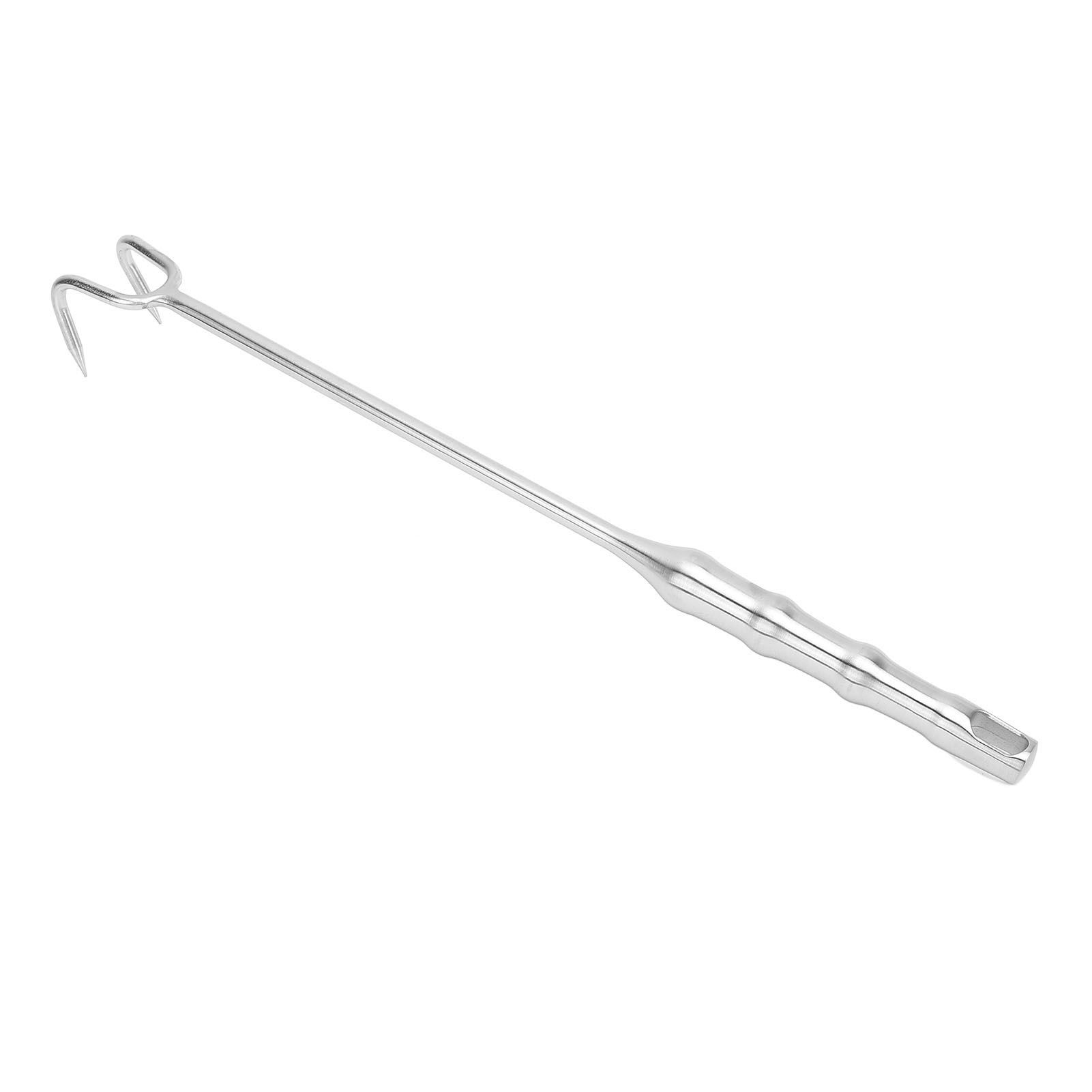 Meat Turner Hook Stainless Steel Long Handle BBQ Meat Hooks Cooking Barbecue view 11
