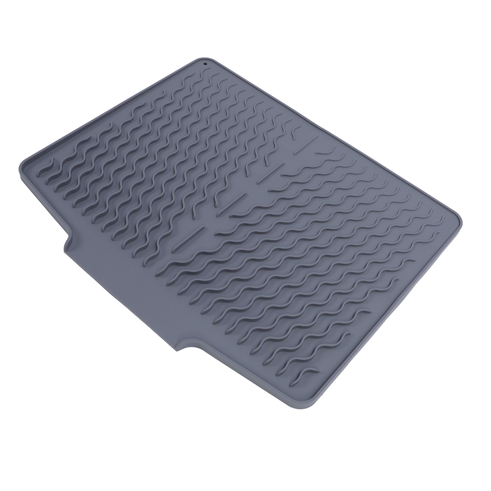 Dish Drying Mat Silicone Anti Slip Heat Resistant Foldable Easy to Clean Dish view 10