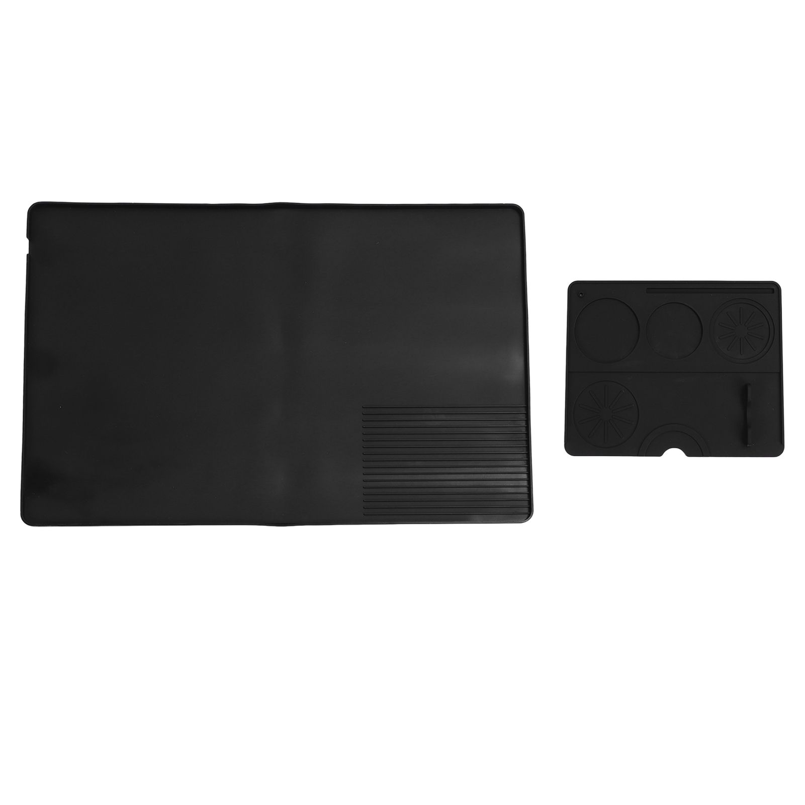 Silicone Coffee Mat Non Slip Heat Resistant Coffee Bar Mat with Detachable view 3