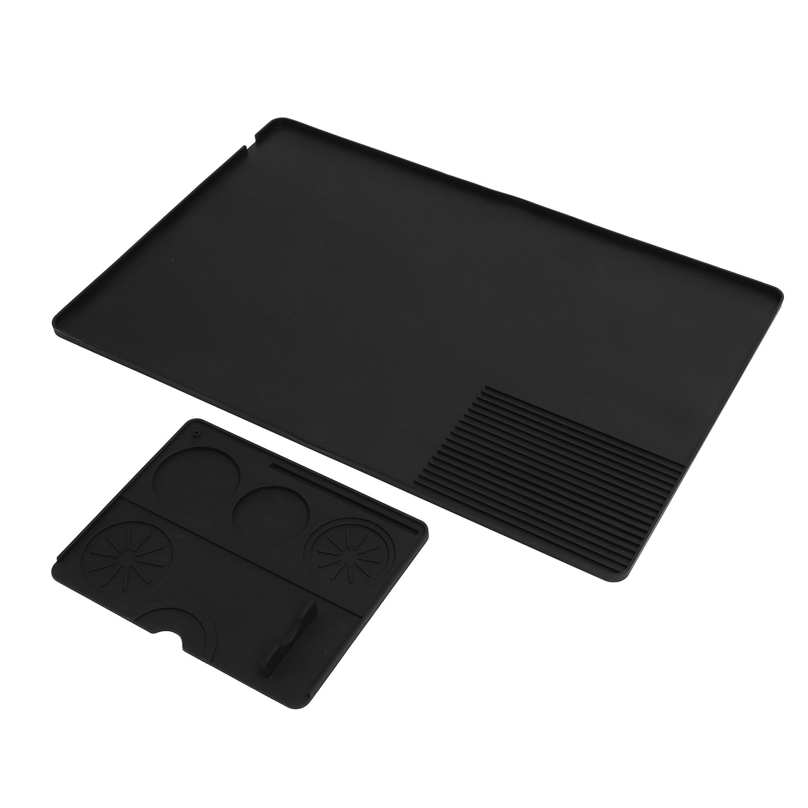 Silicone Coffee Mat Non Slip Heat Resistant Coffee Bar Mat with Detachable view 6