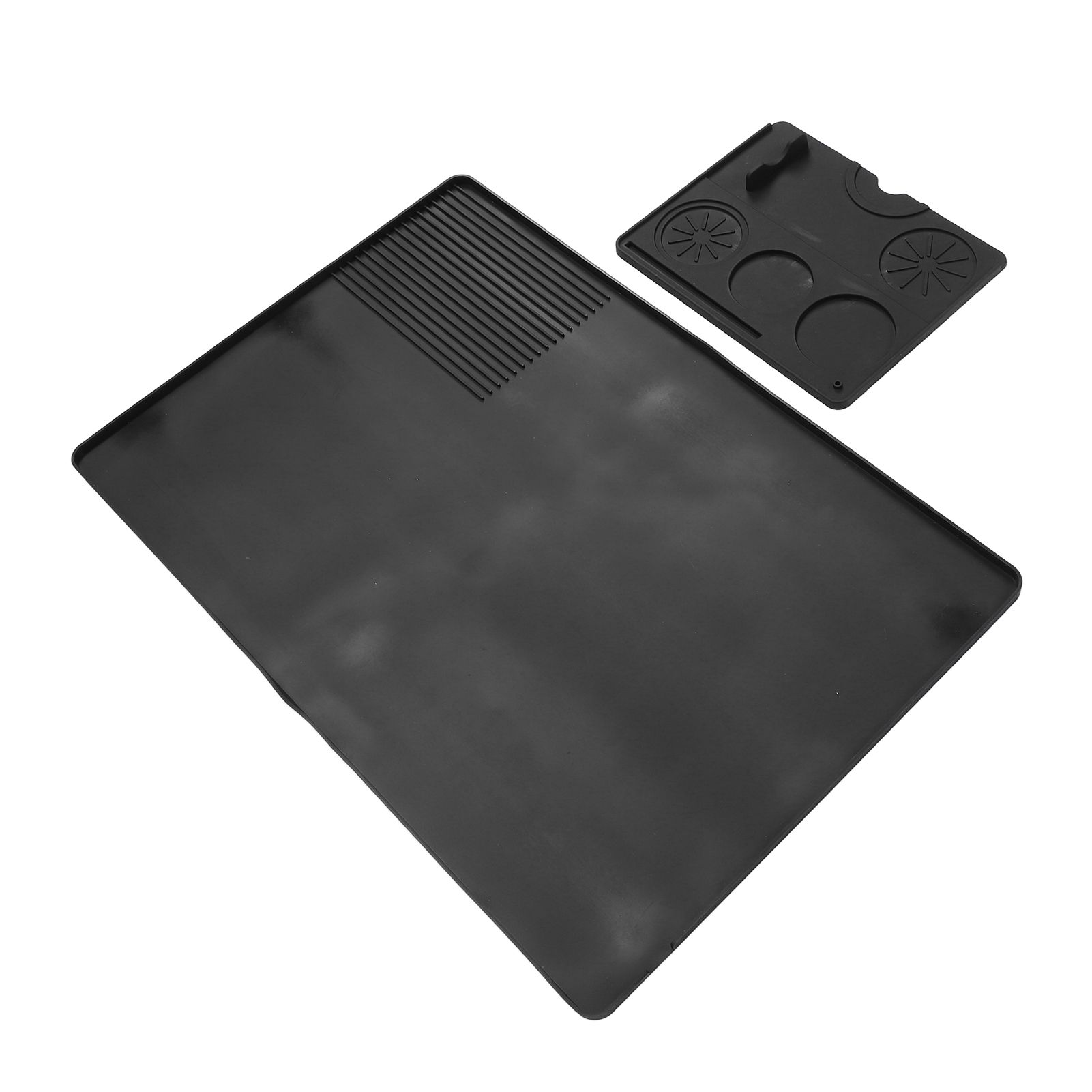 Silicone Coffee Mat Non Slip Heat Resistant Coffee Bar Mat with Detachable view 12