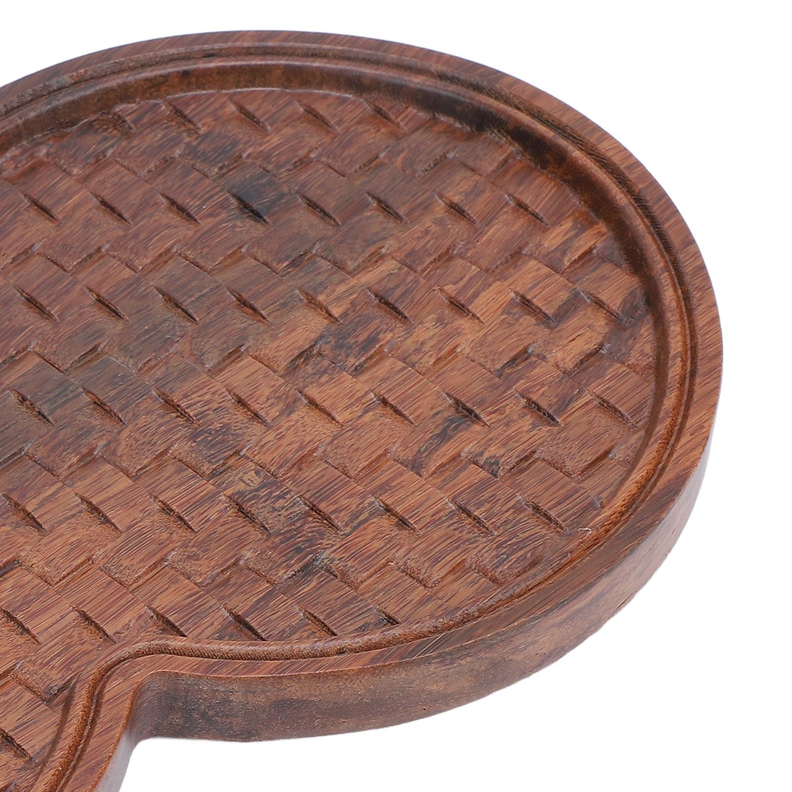 Tea Serving Tray Gourd Shaped Bambusoideae Chinese Tea Pot Mat Decorative Tea view 7