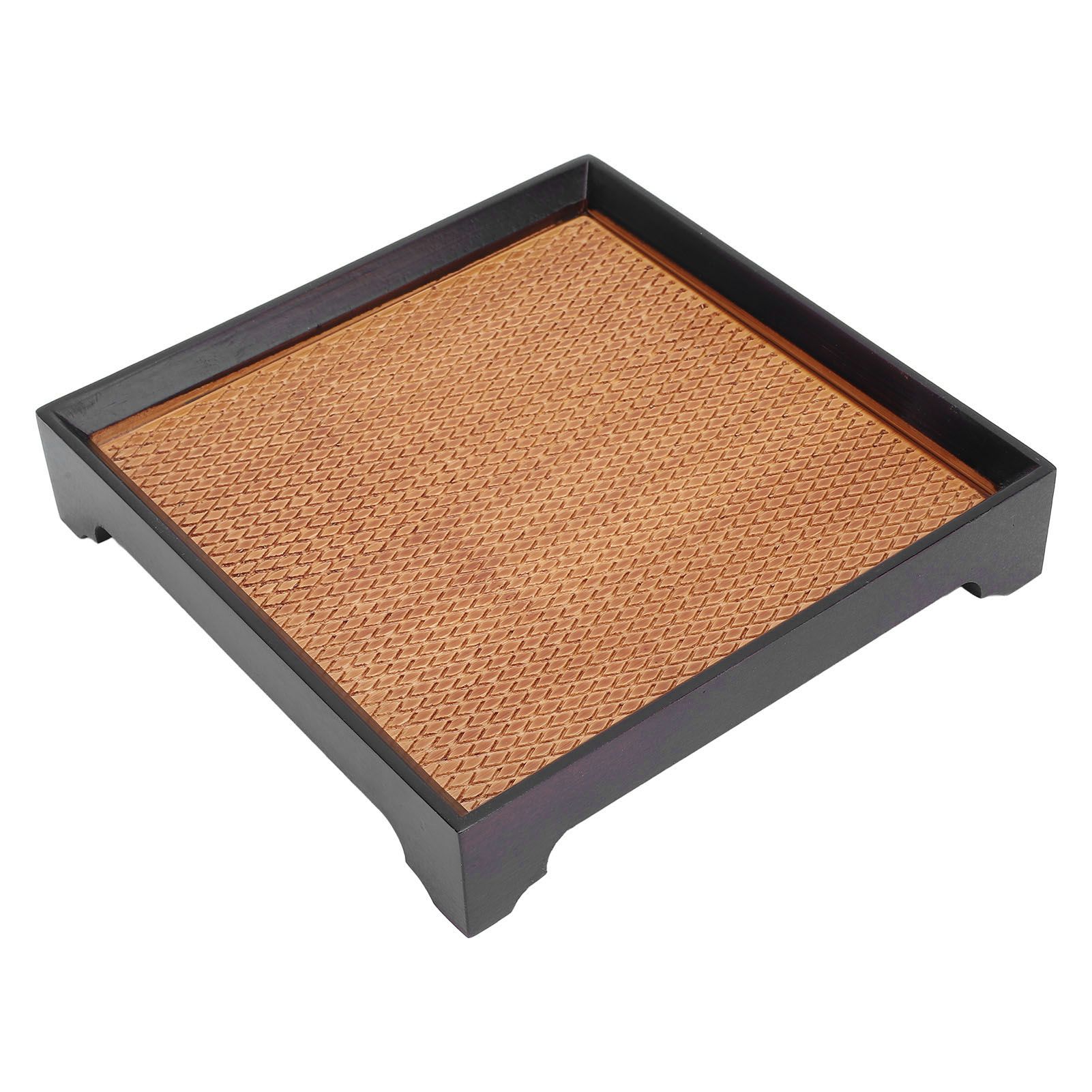 7.5in Square Tea Tray Small Tea Pot Holder Vintage Dessert Serving Tray view 6