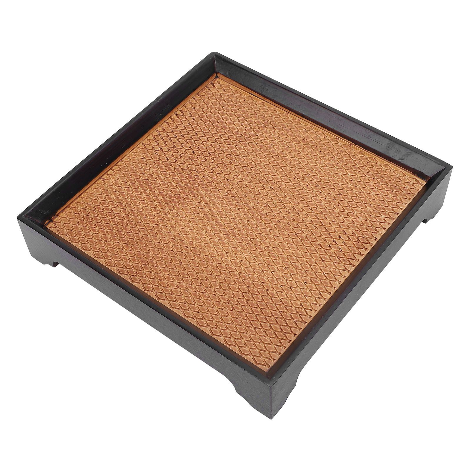 7.5in Square Tea Tray Small Tea Pot Holder Vintage Dessert Serving Tray view 10