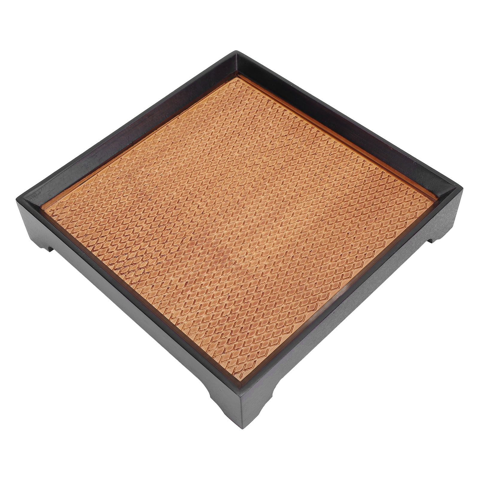 7.5in Square Tea Tray Small Tea Pot Holder Vintage Dessert Serving Tray view 11