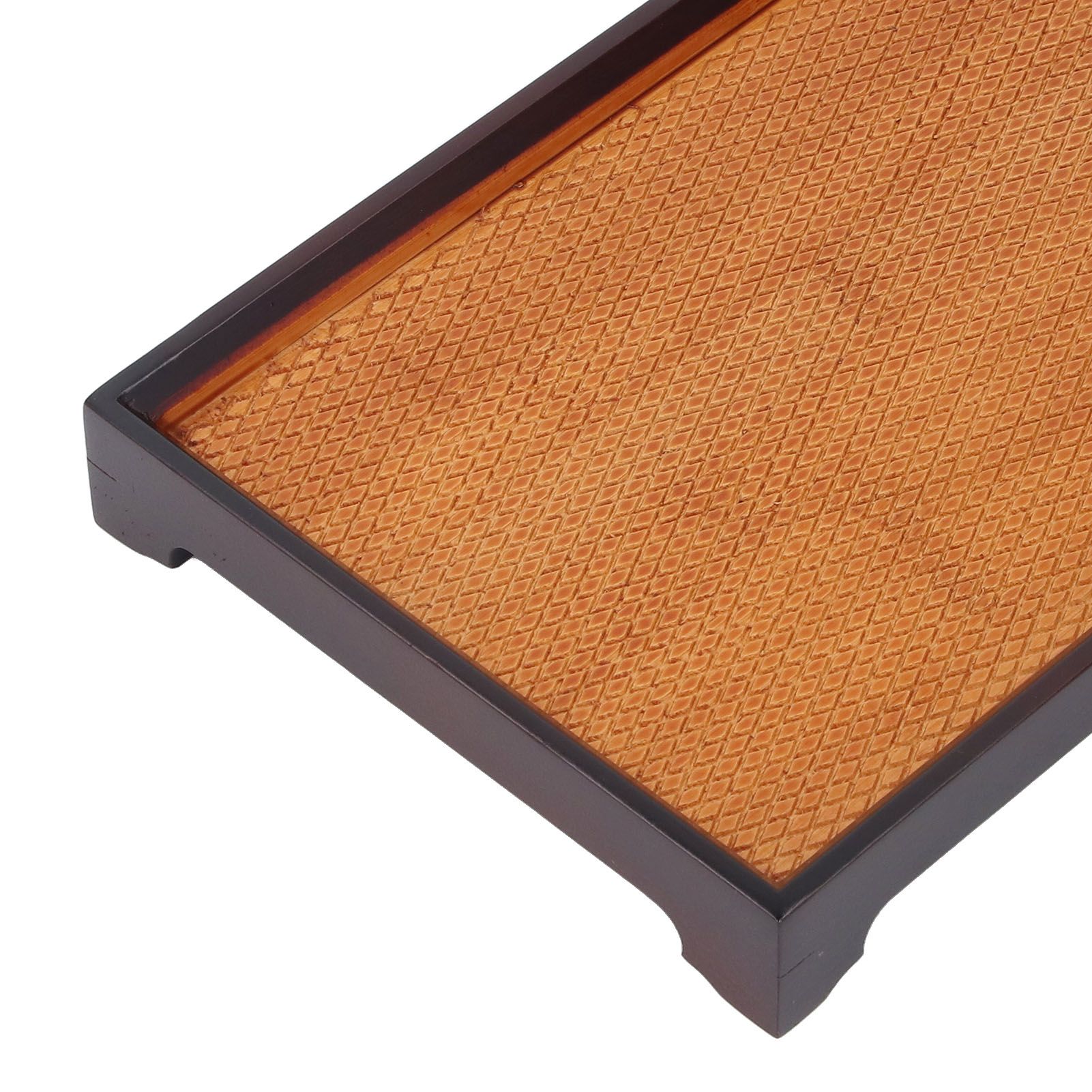 30 X 19cm Rectangular Tea Tray Multifunctional Easy Cleanup Retro Style Coffee view 5