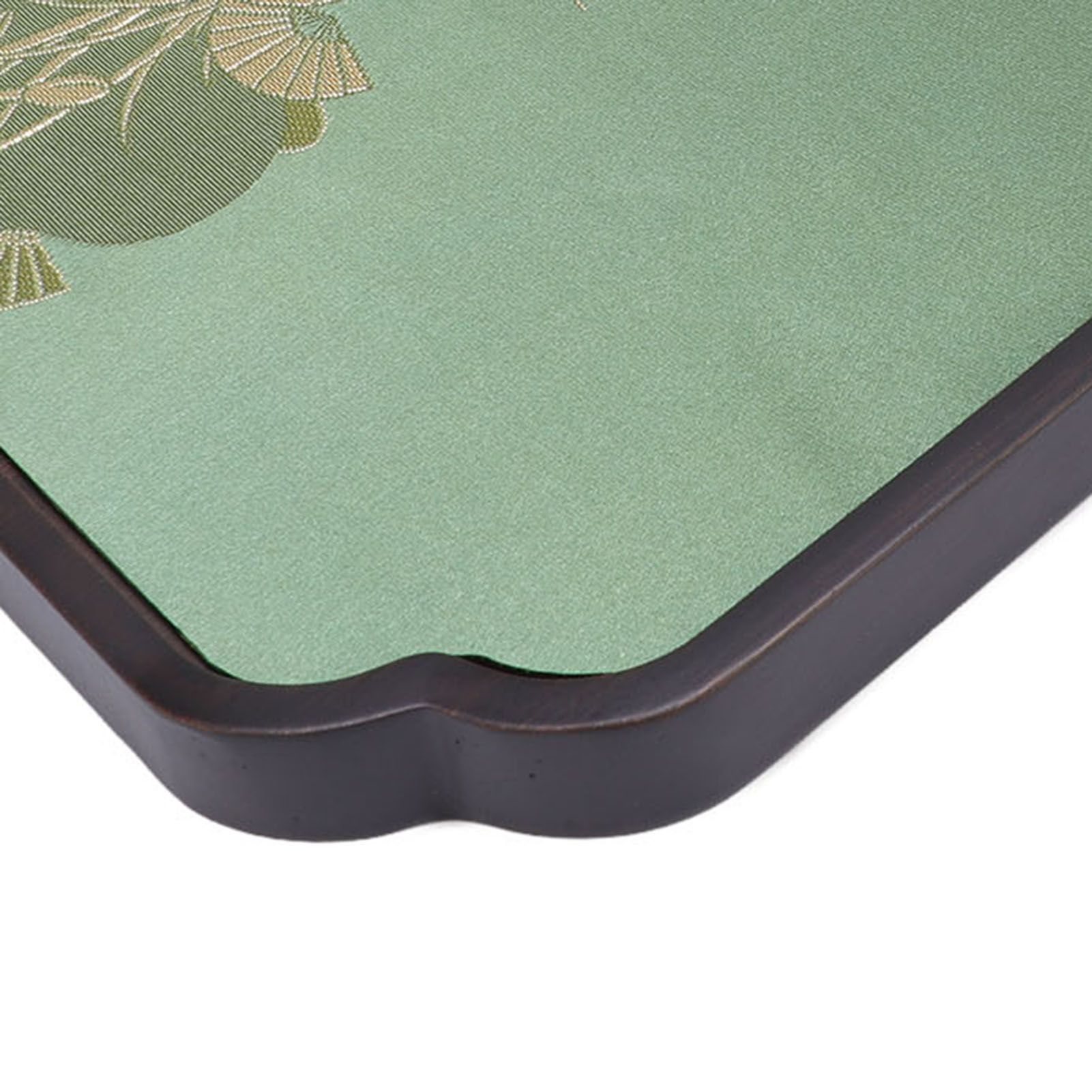 Tea Serving Tray Bambusoideae Chinese Tea Pot Tray Serving Platter with Satin view 7