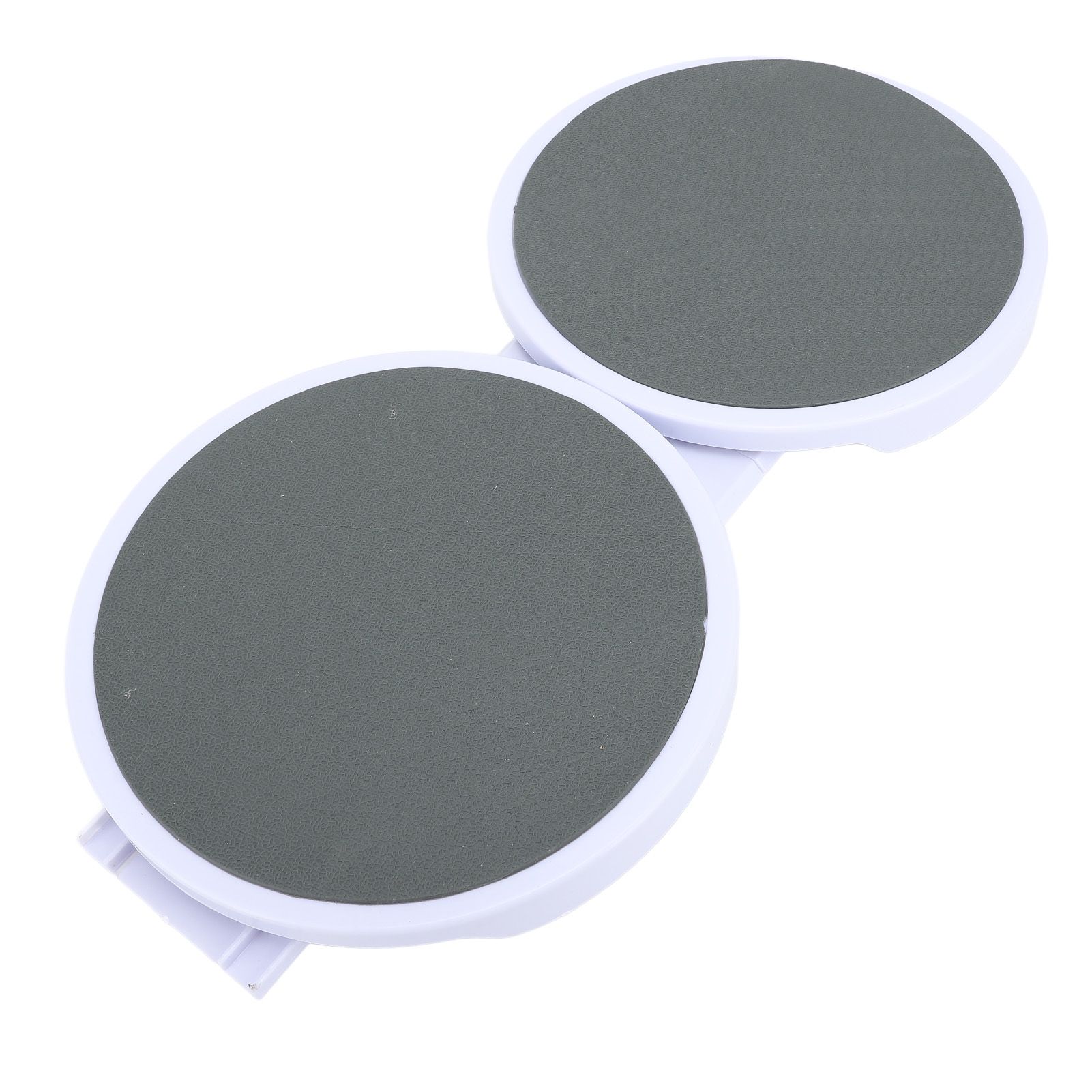 2 Serving Trays and 2 Straight Tracks Reusable Tabletop Rotating Food