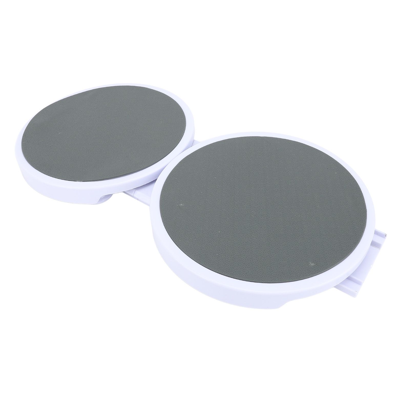 2 Serving Trays and 2 Straight Tracks Reusable Tabletop Rotating Food view 4